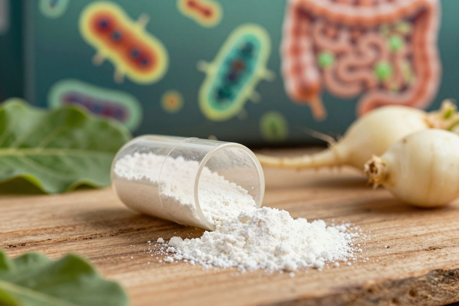 A prebiotikumok táplálják a jótékony bélbaktériumokat.