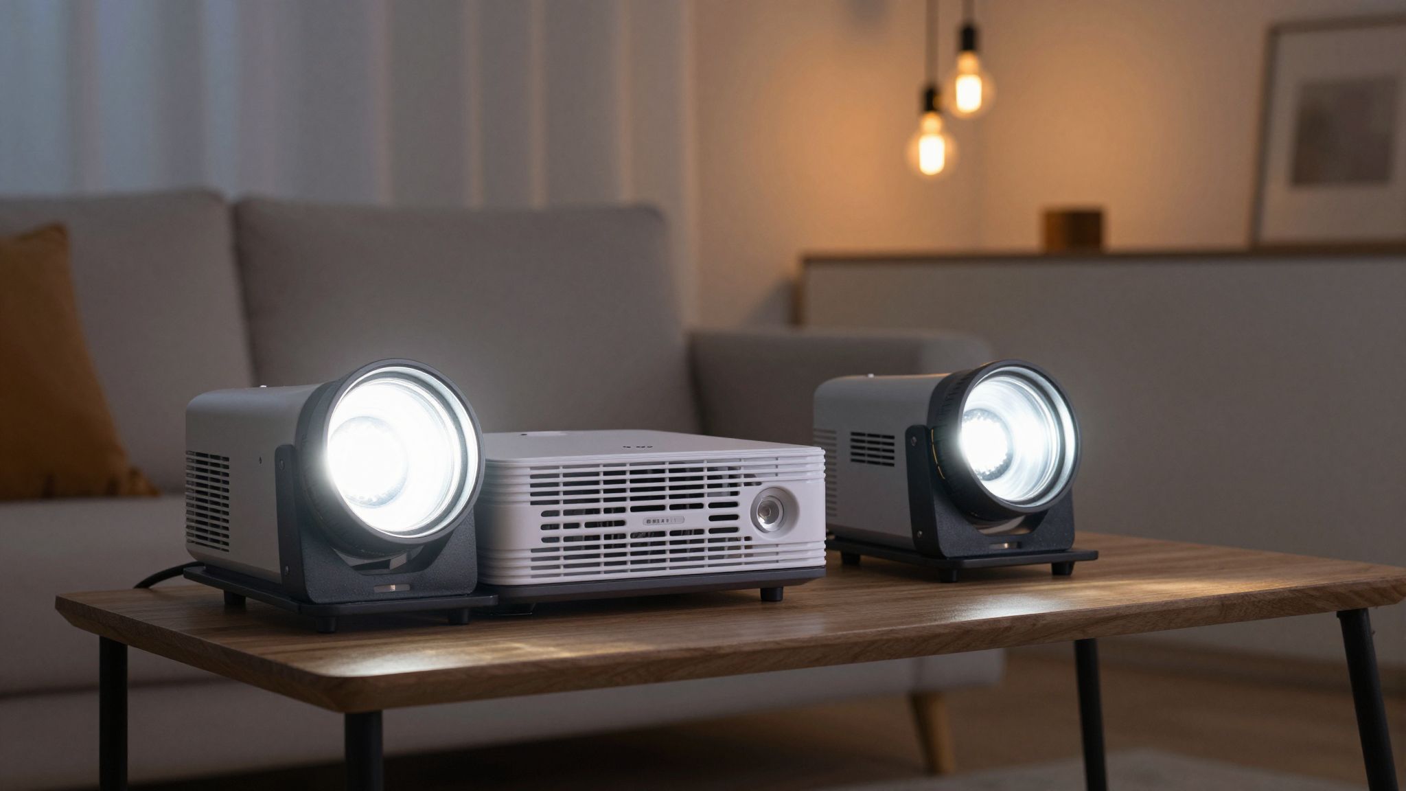 A projektoros lámpák energiatakarékosak és hosszabb élettartamúak.