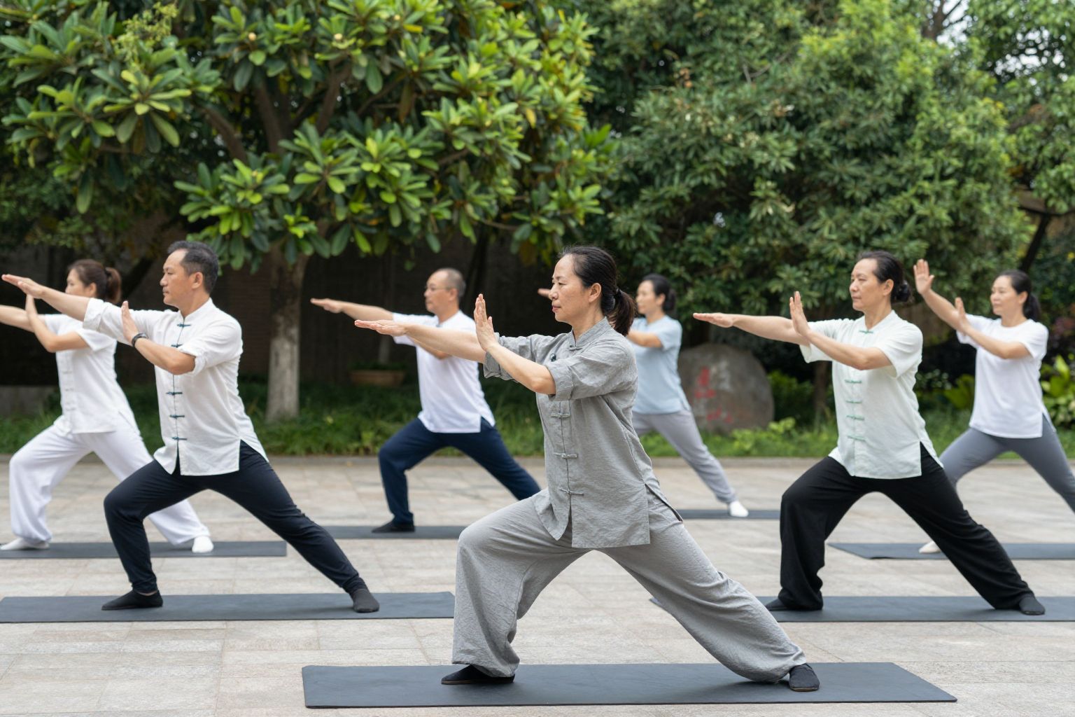 A Qigong mozdulatai harmonizálják a test energiaáramlását.