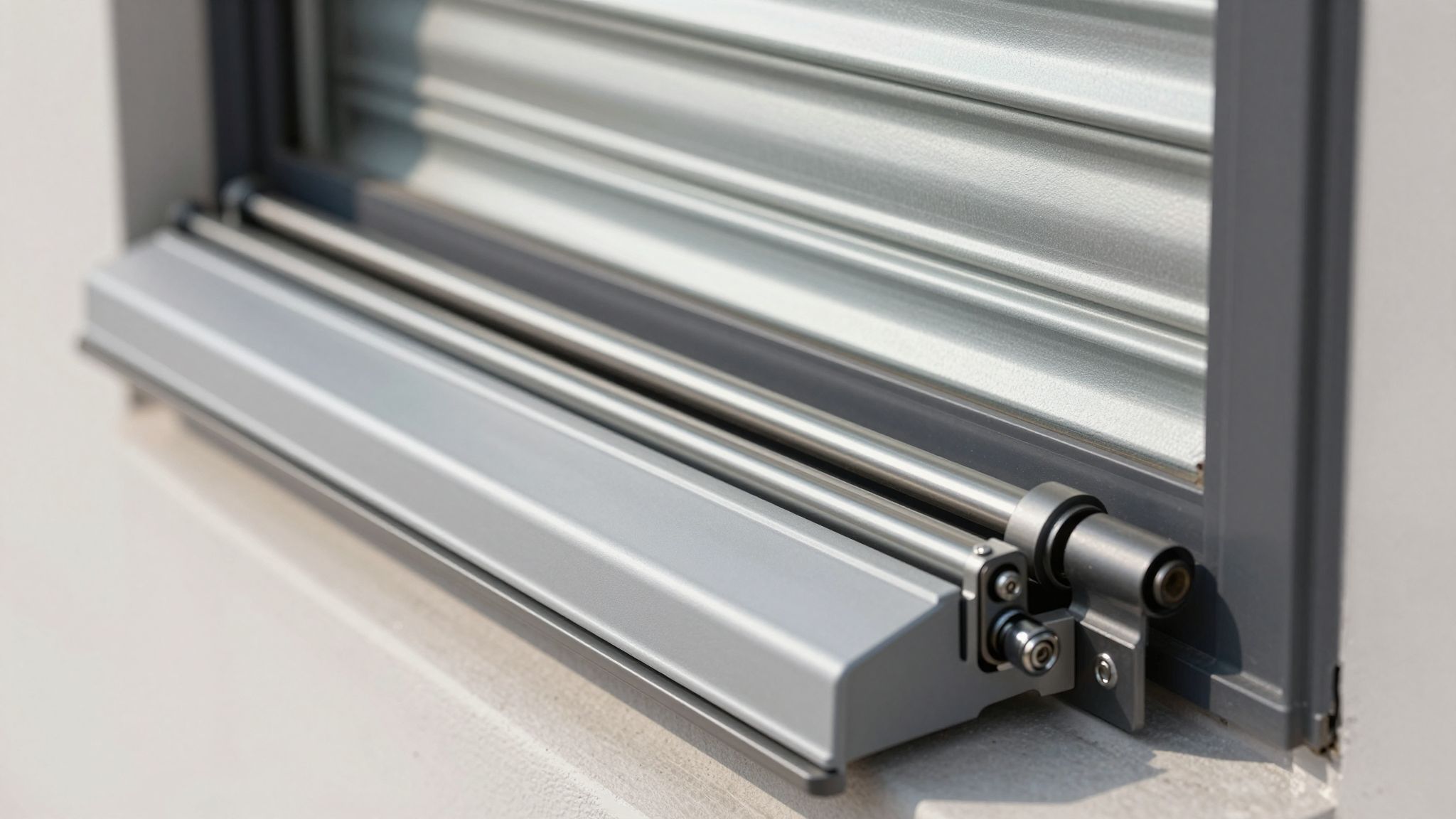 A redőnytok védi a redőny mechanikáját és esztétikus.