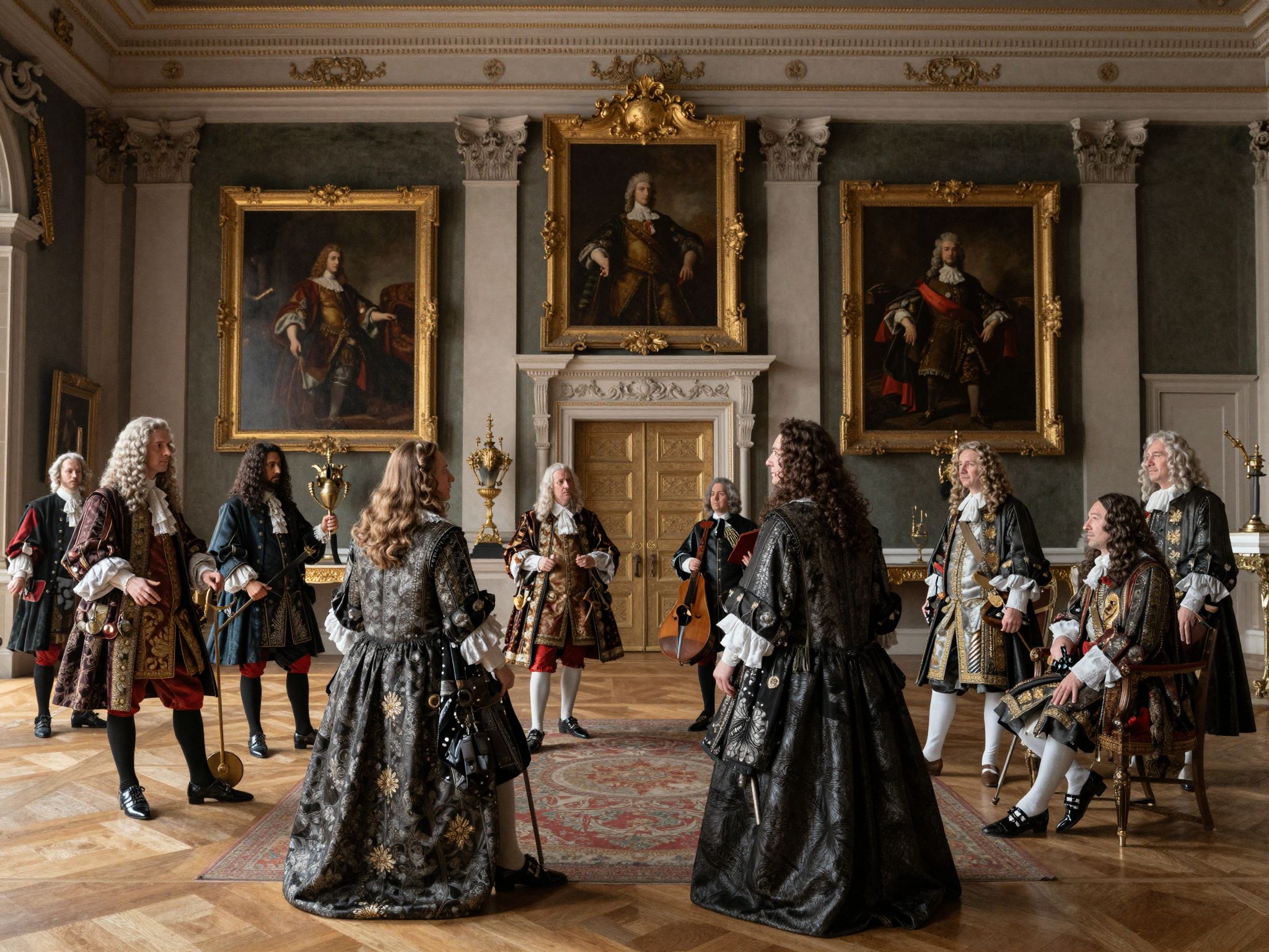 A Stuart-korszak művészete a politikai válságok tükrében gazdagodott.