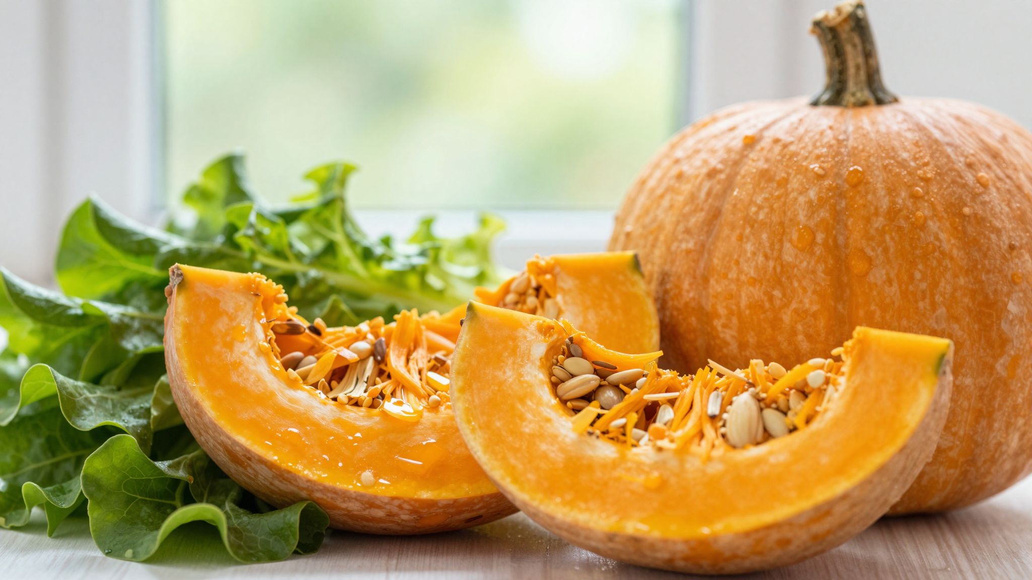 A sütőtök luteinje védi a szemet makuladegeneráció ellen.