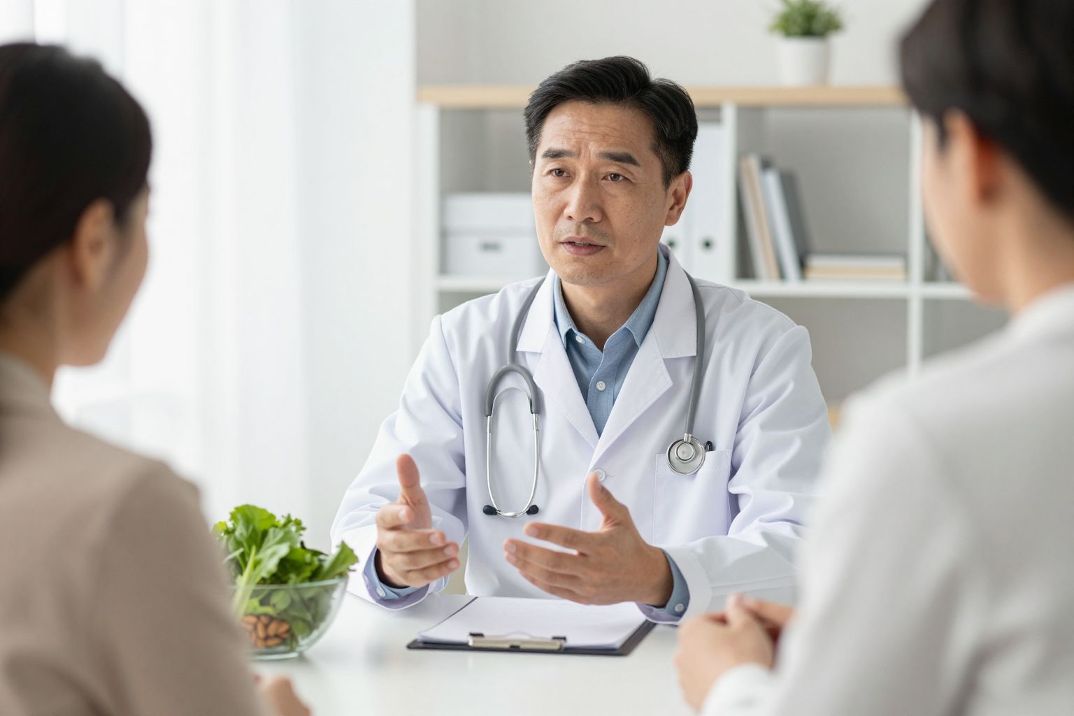 A szakember segít személyre szabott kalciumpótlás megtervezésében.