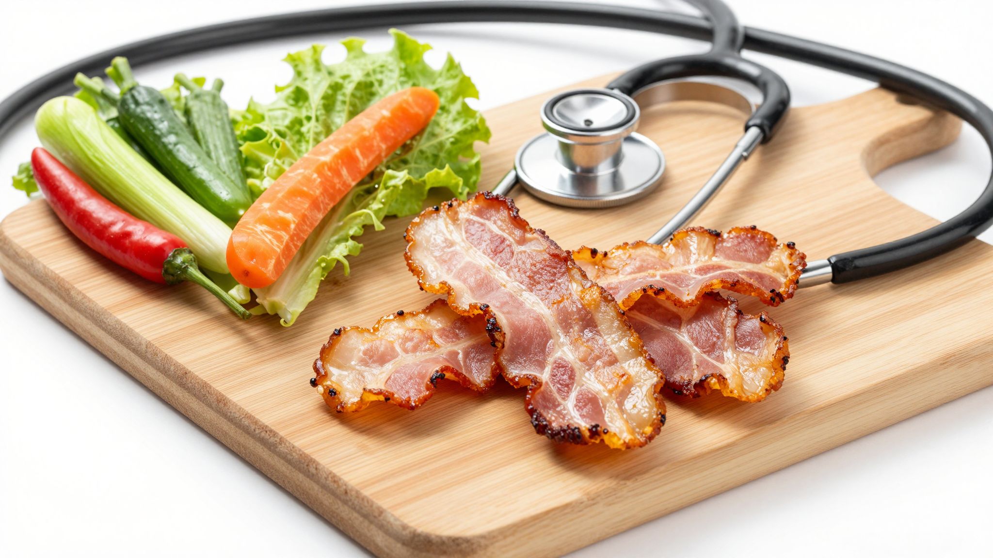 A szalonna mértékletes fogyasztása csökkentheti a szívbetegségek kockázatát.