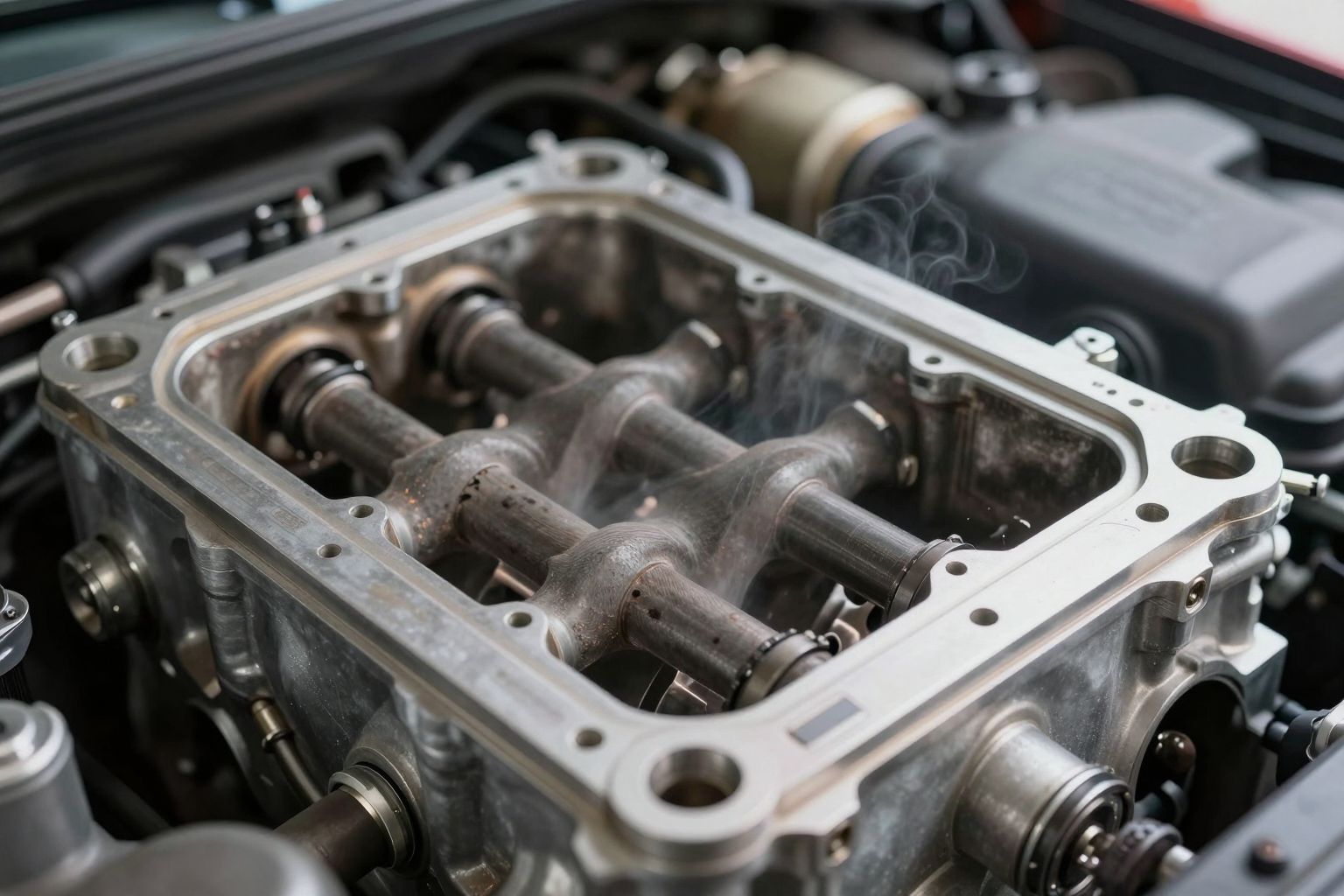 A szegény keverék növeli a motor hőterhelését és kopását.