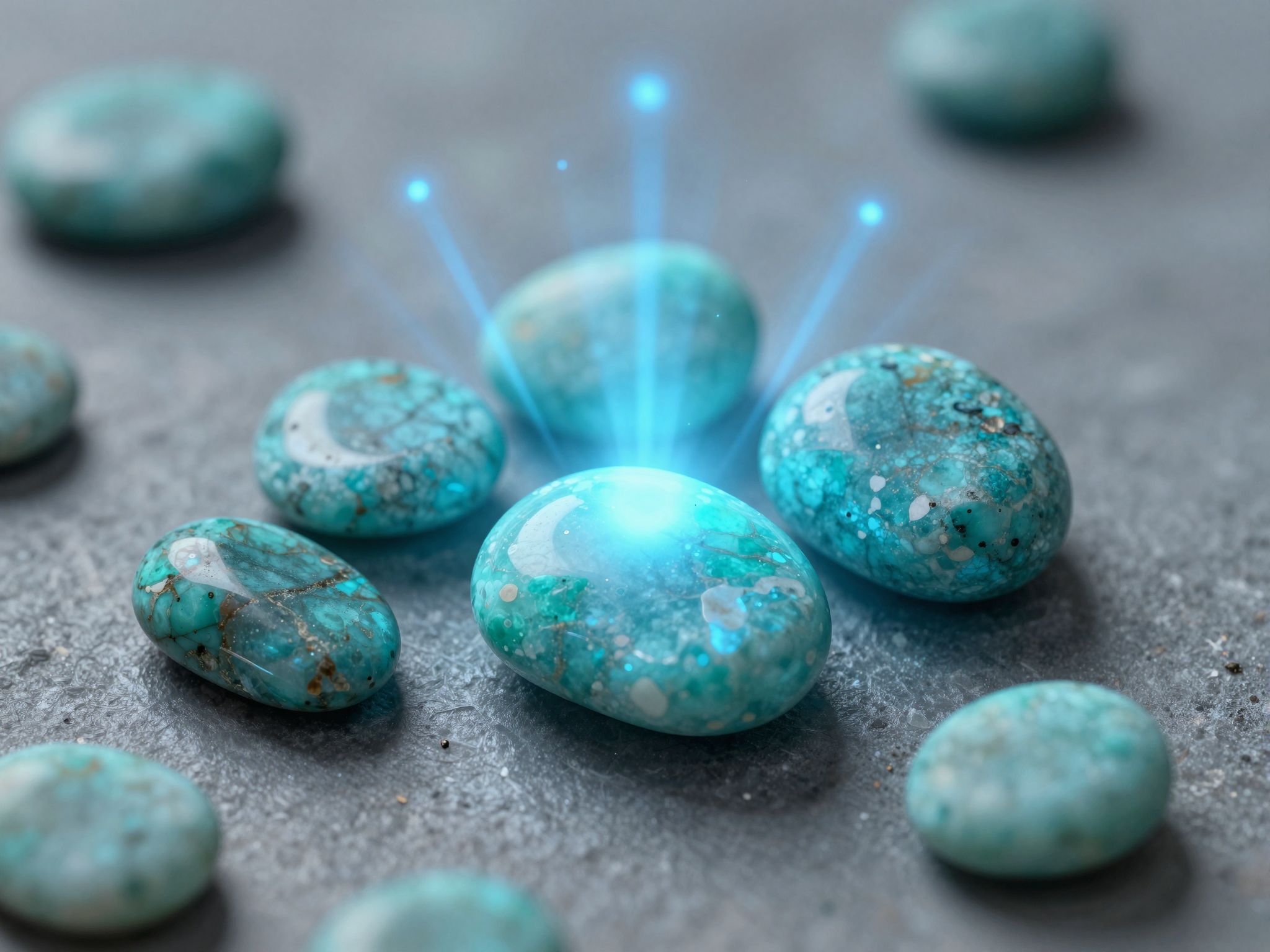 A türkiz erősíti a kommunikációt és elősegíti a gyógyulást.