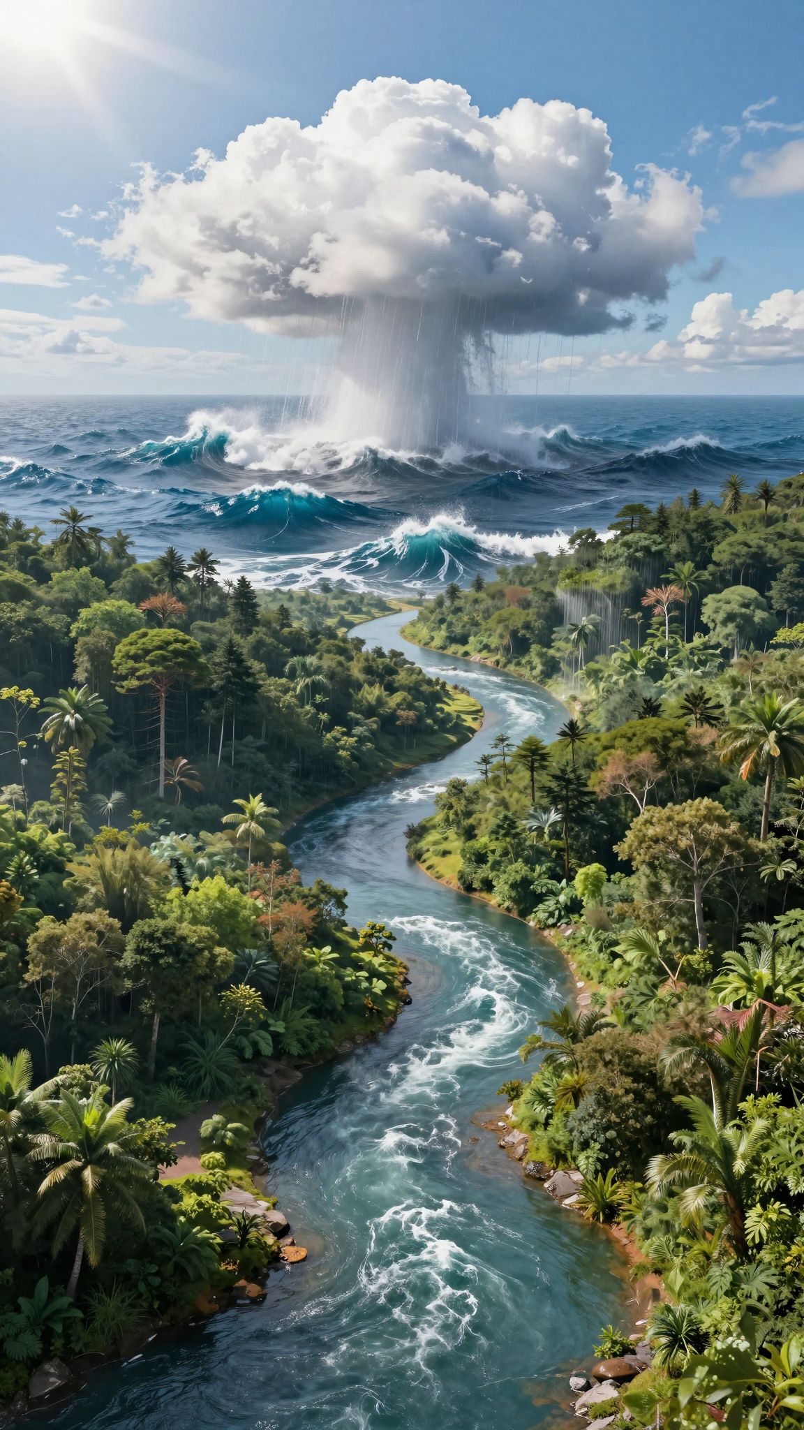 A víz körforgása fenntartja az élőlények életfeltételeit.