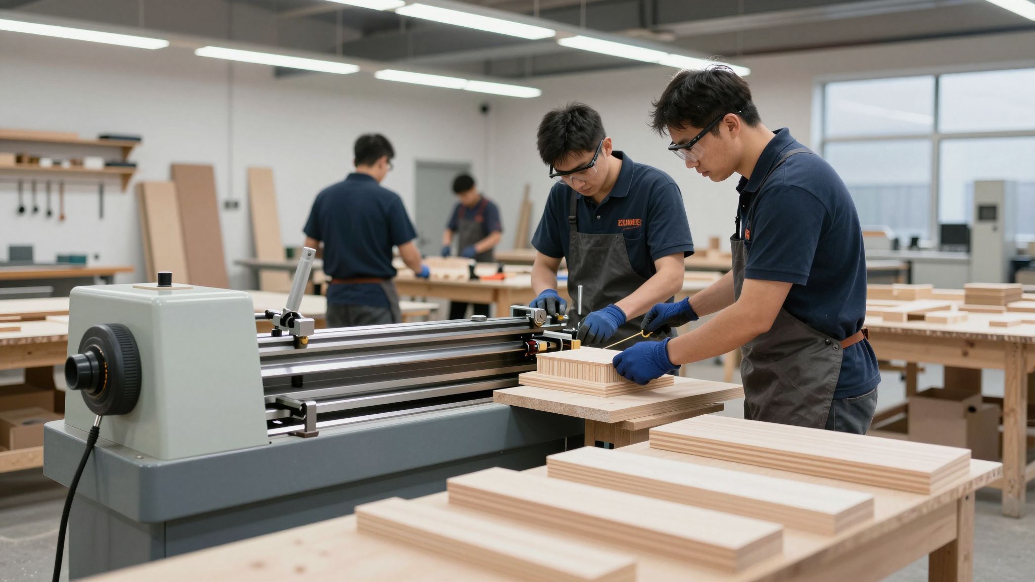 A modellkészítésben a faesztergagép gyors prototípusgyártást tesz lehetővé.