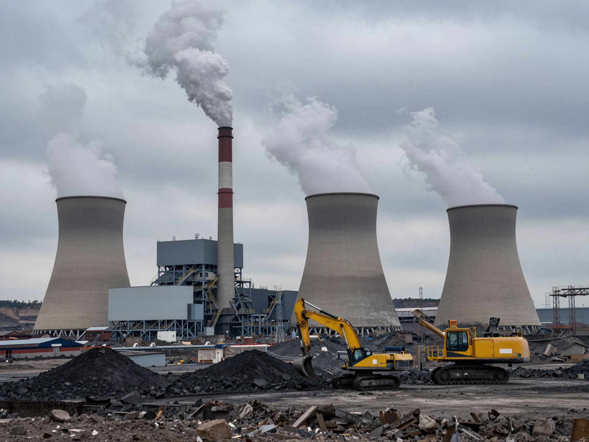 Az antropogén szénégetés jelentős higanykibocsátás forrása.