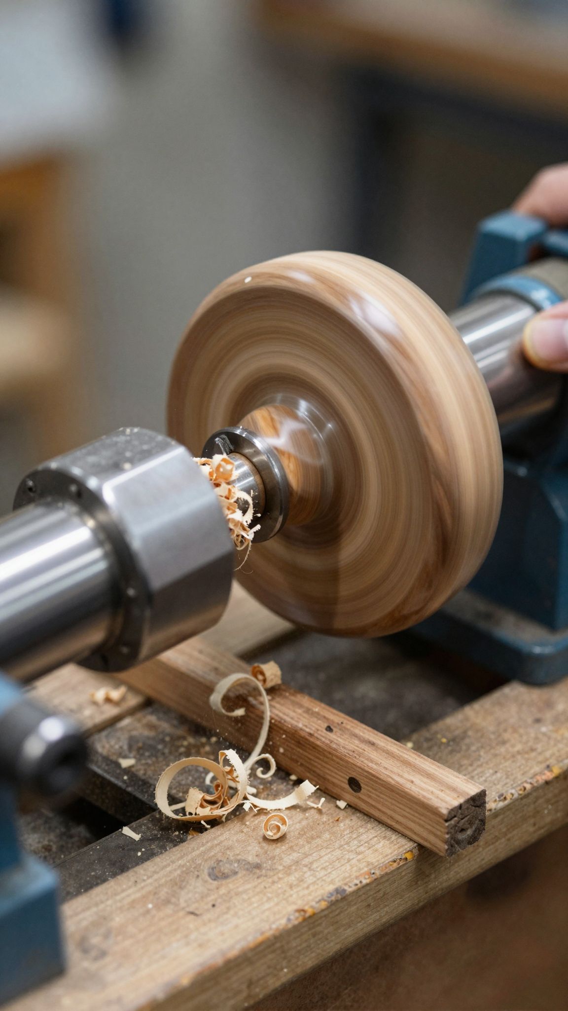 A másoló faesztergép precíz másolatokat készít bonyolult faformákból.