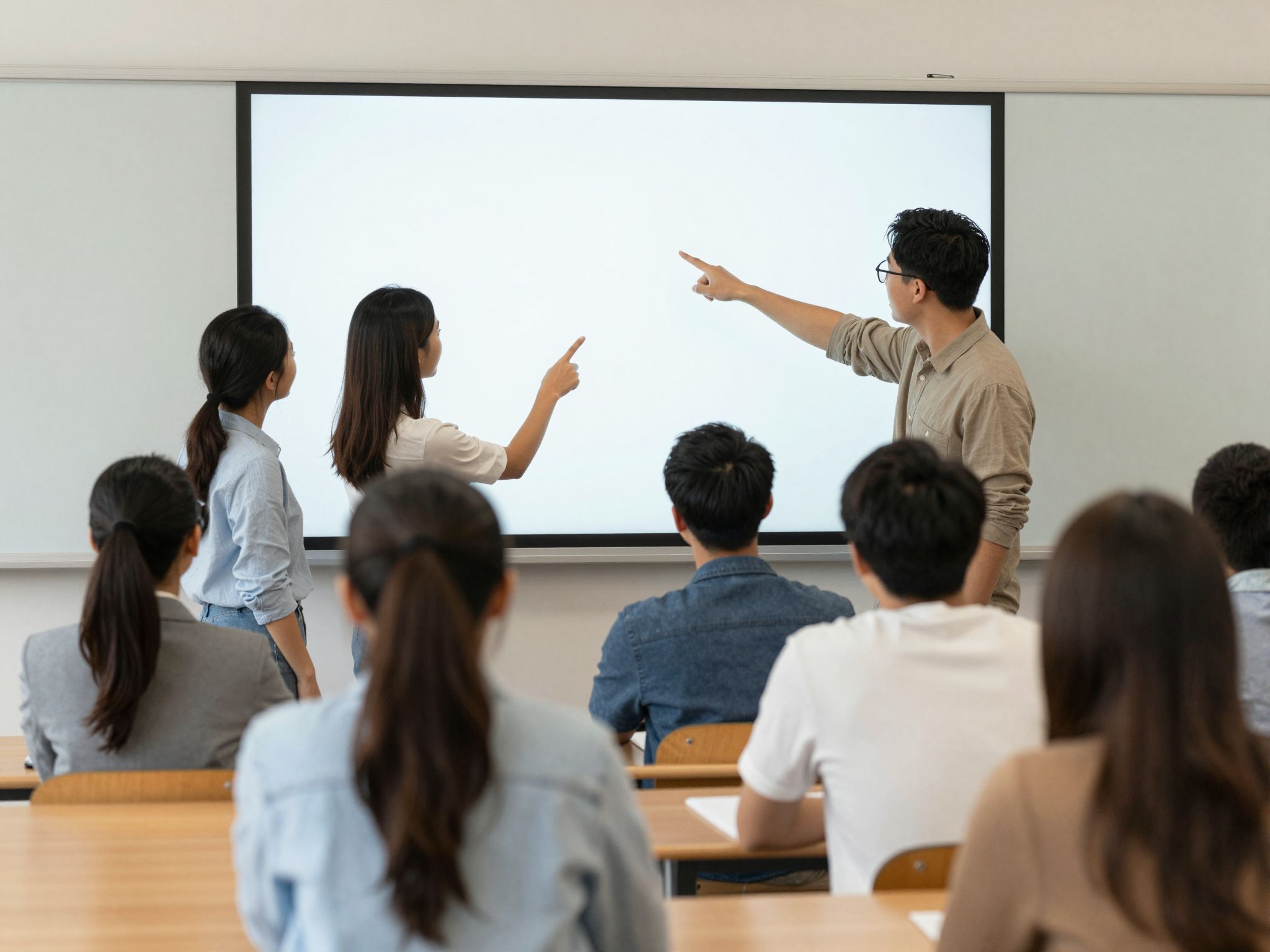 Az interaktív tábla növeli a diákok aktív részvételét.