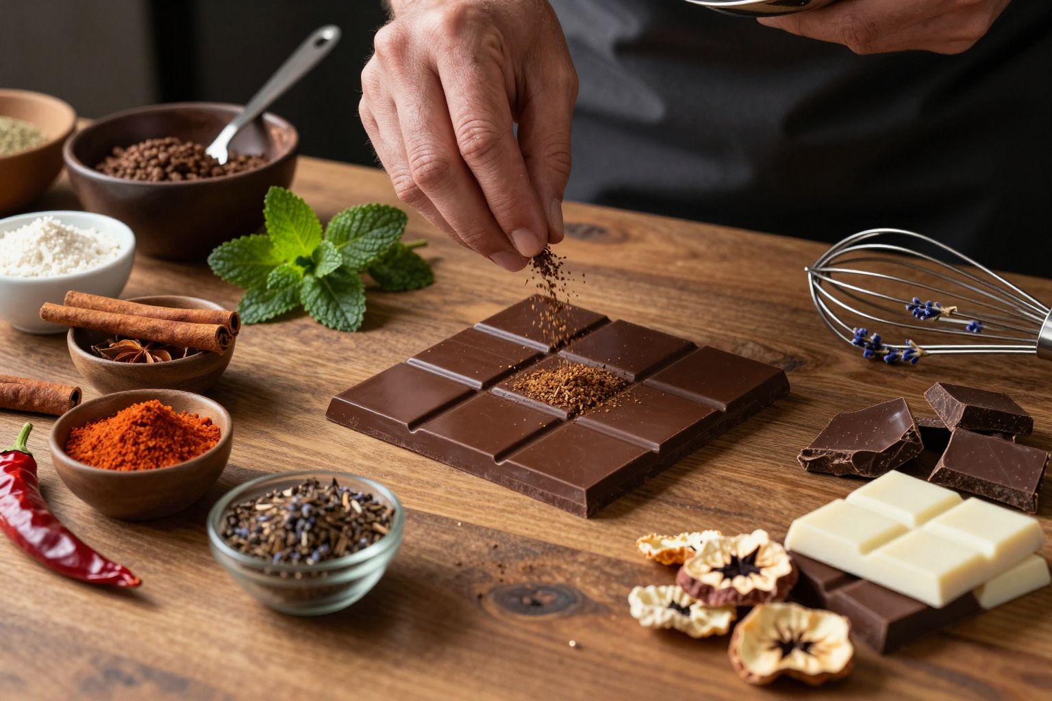 Az ízesítés művészete új dimenziót ad a csokoládénak.