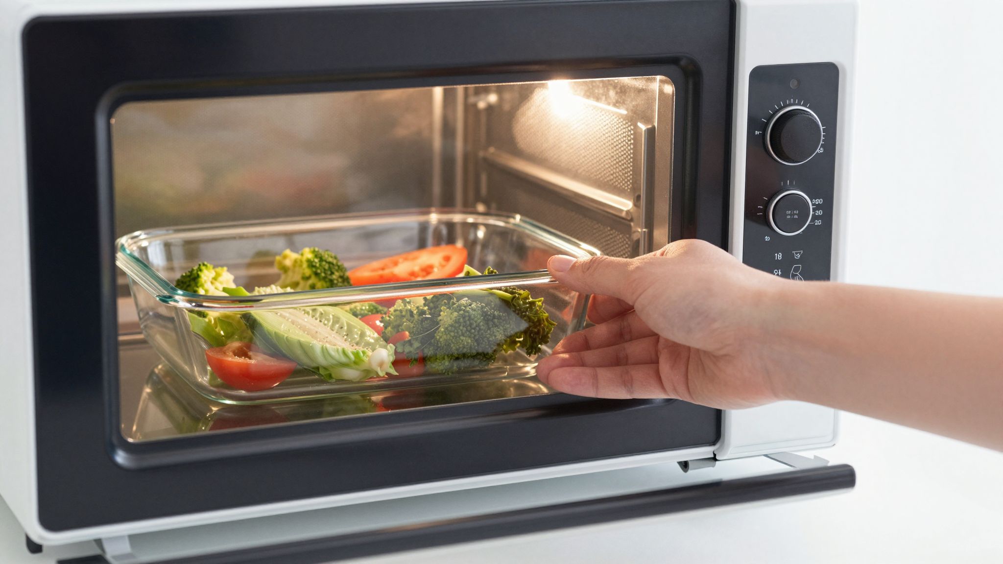 Soha ne melegíts fém tárgyakat mikrohullámú sütőben!