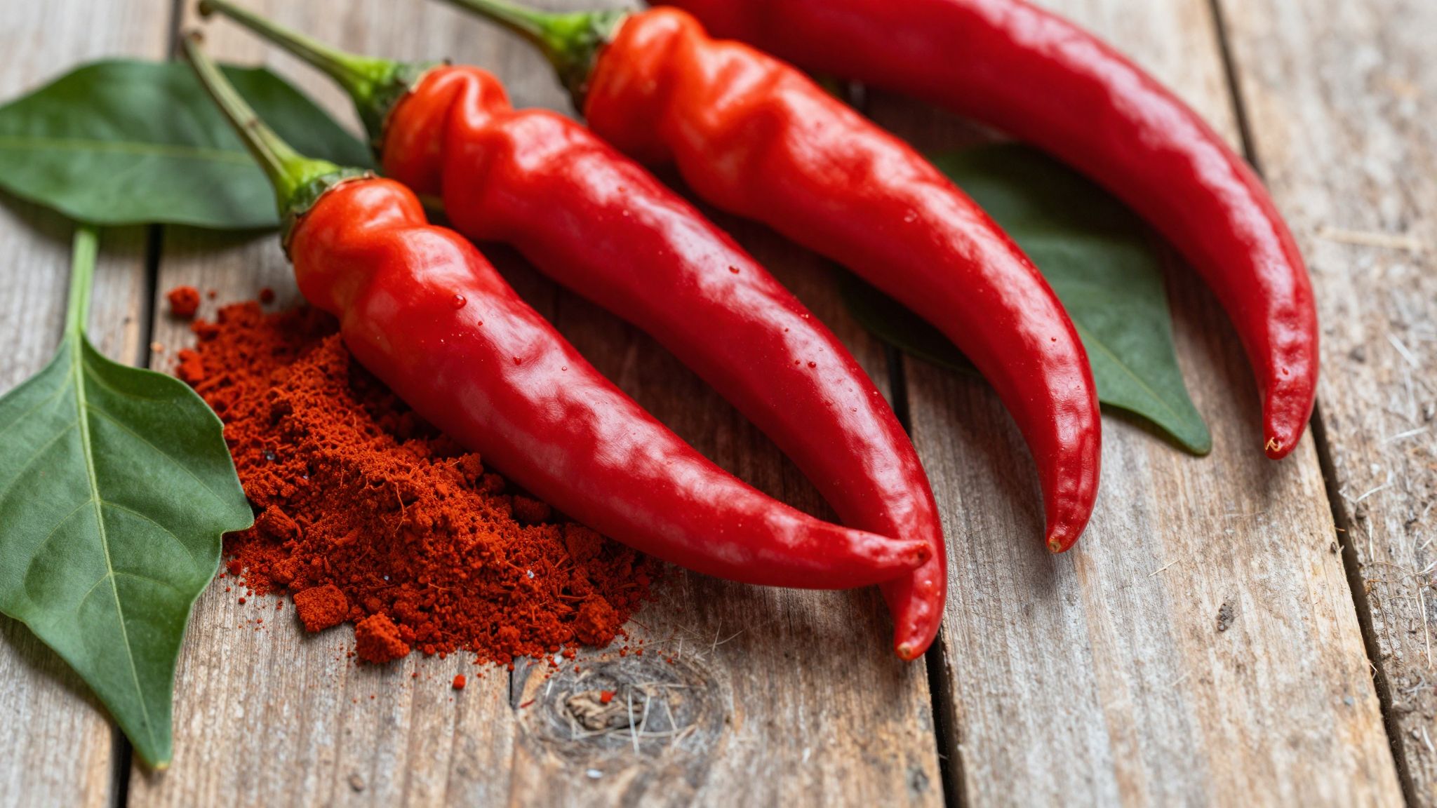 A chili paprika kapszaicinje serkenti az anyagcserét és csillapítja fájdalmat.