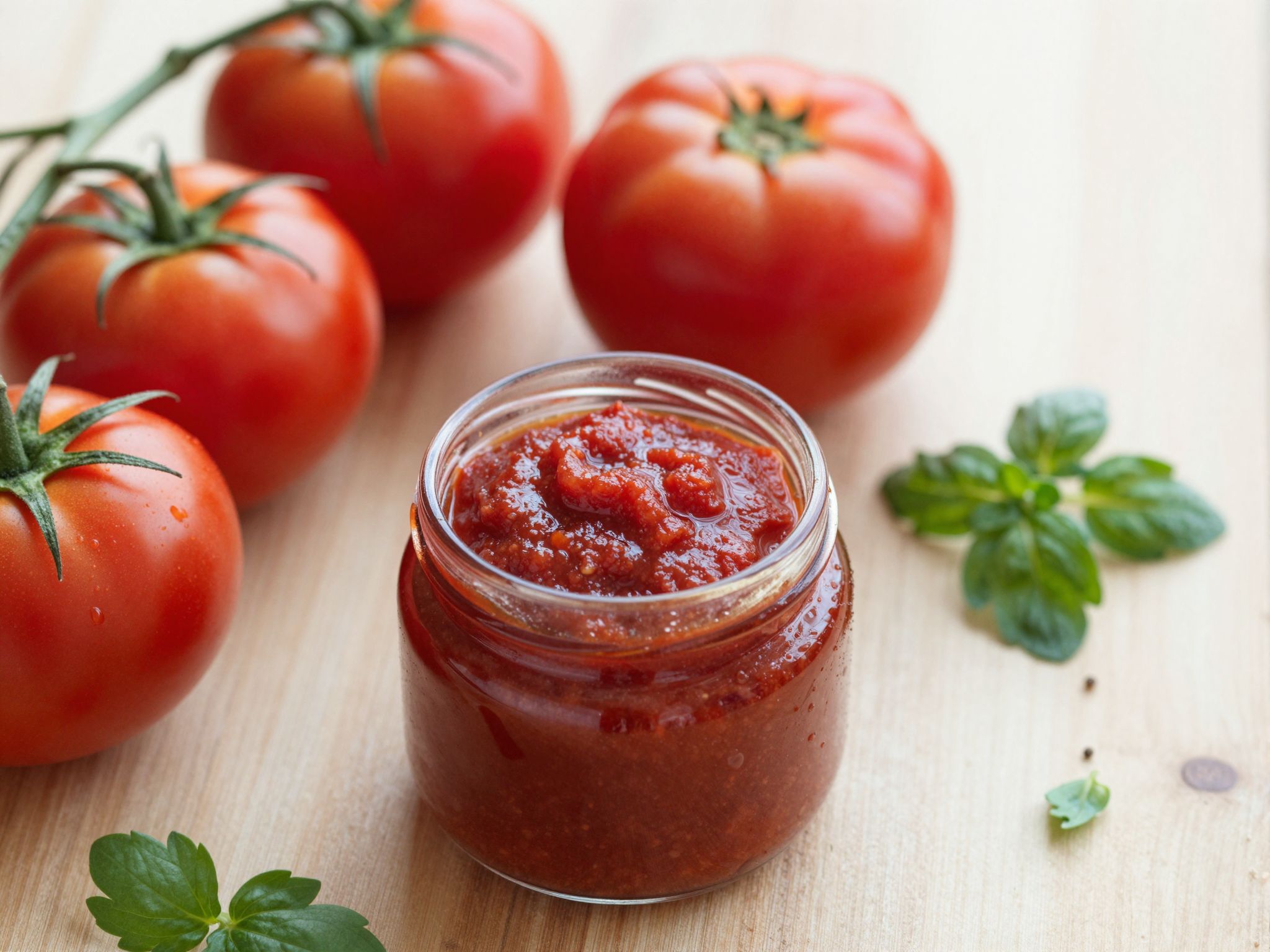 A sűrített paradicsom gazdag likopinban, ami csökkenti a betegségeket.