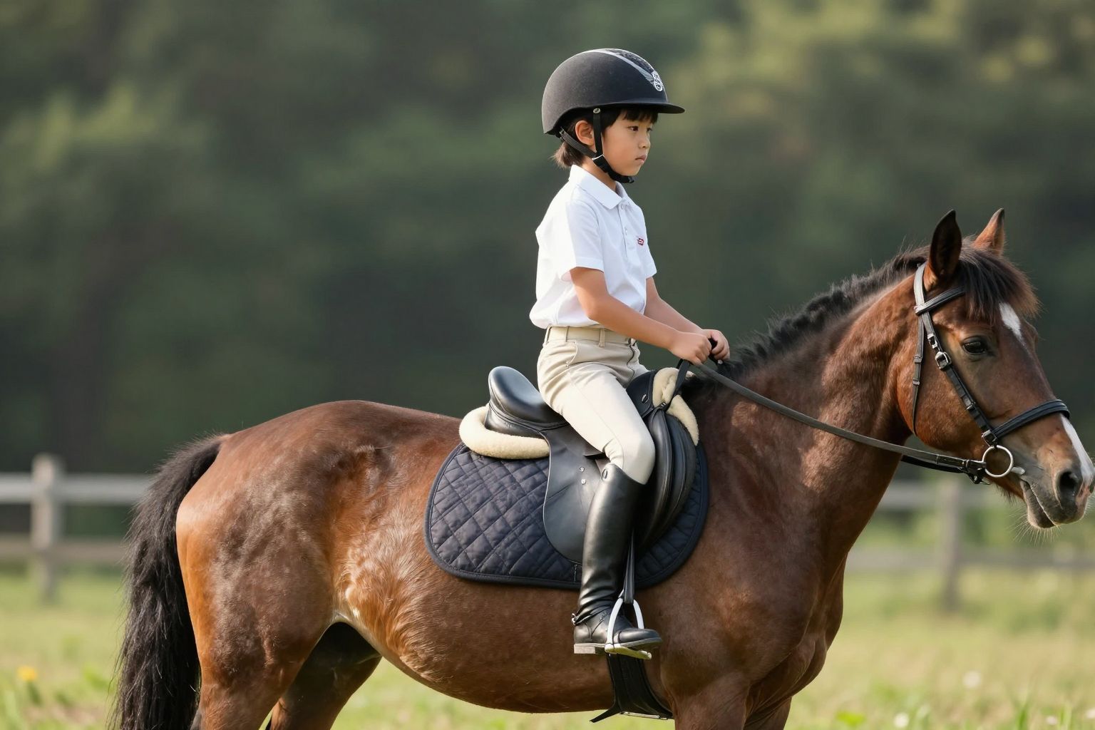 A lovaglás segíti a gyermekek testtartásának és egyensúlyának fejlődését.