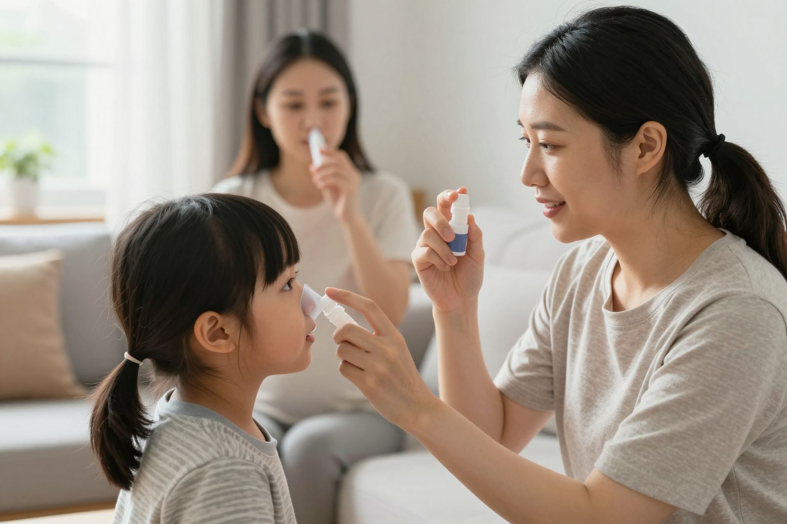 Gyermekeknél és terhes nőknél az orrspray használat óvatosan ajánlott.