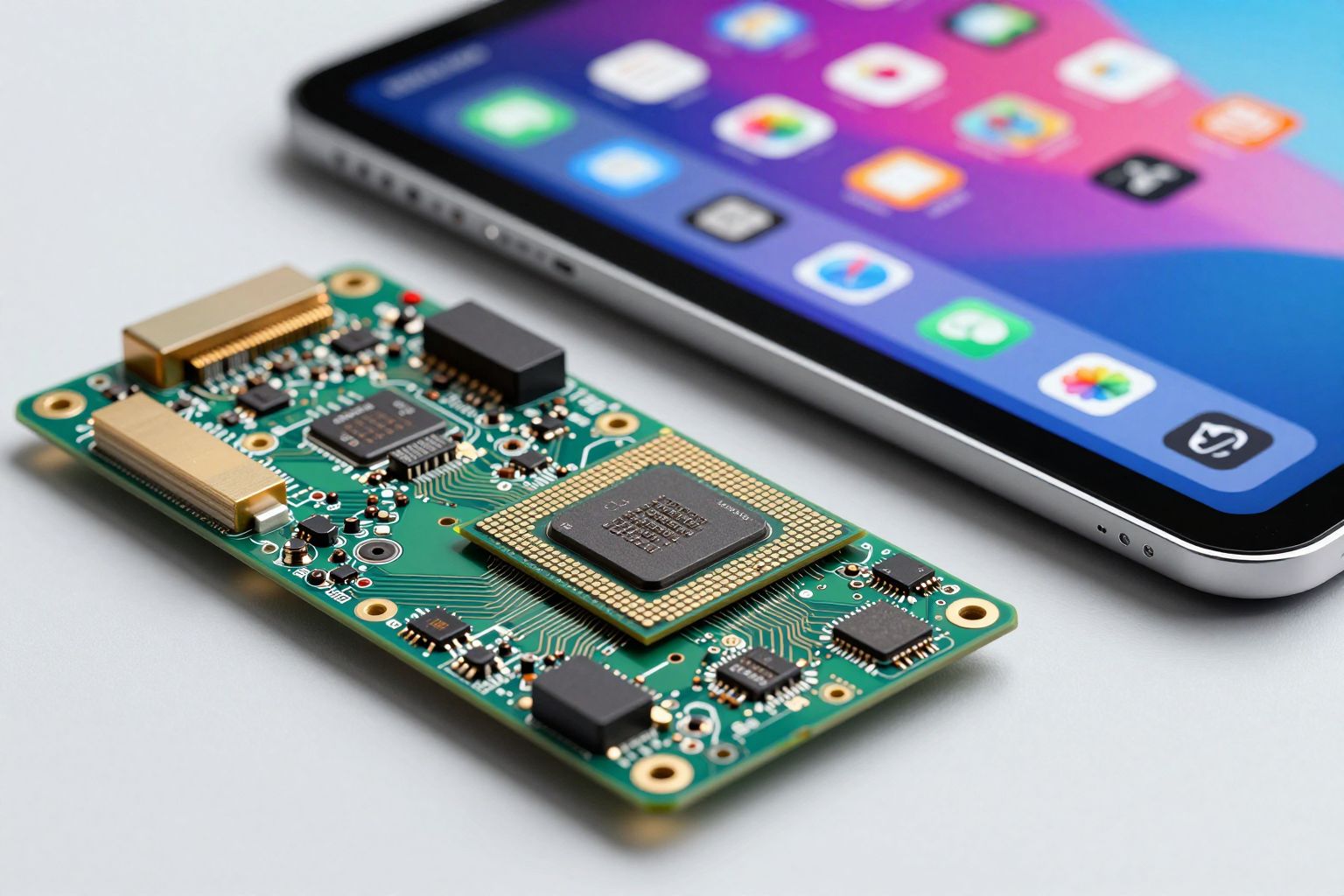 A gyors processzor és nagy memória zökkenőmentes táblagép-használatot biztosít.