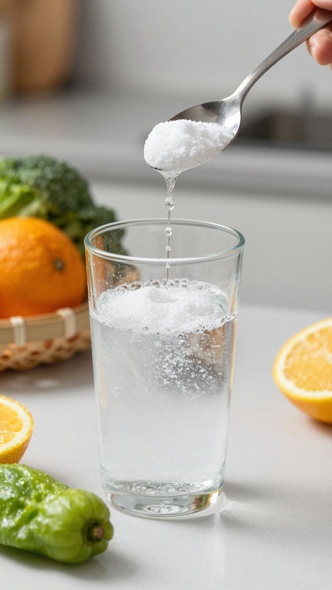 A szódabikarbóna segítheti az emésztési savak közömbösítését.