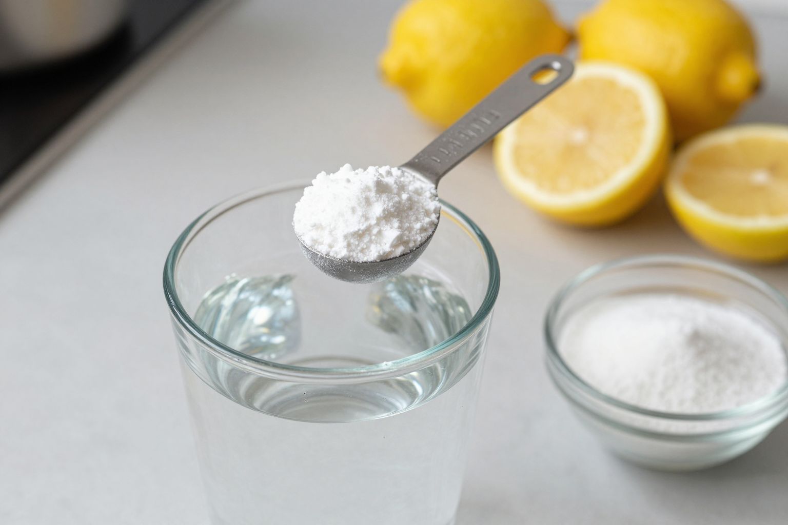 A szódabikarbóna mértékkel és vízzel hígítva biztonságos fogyáshoz.