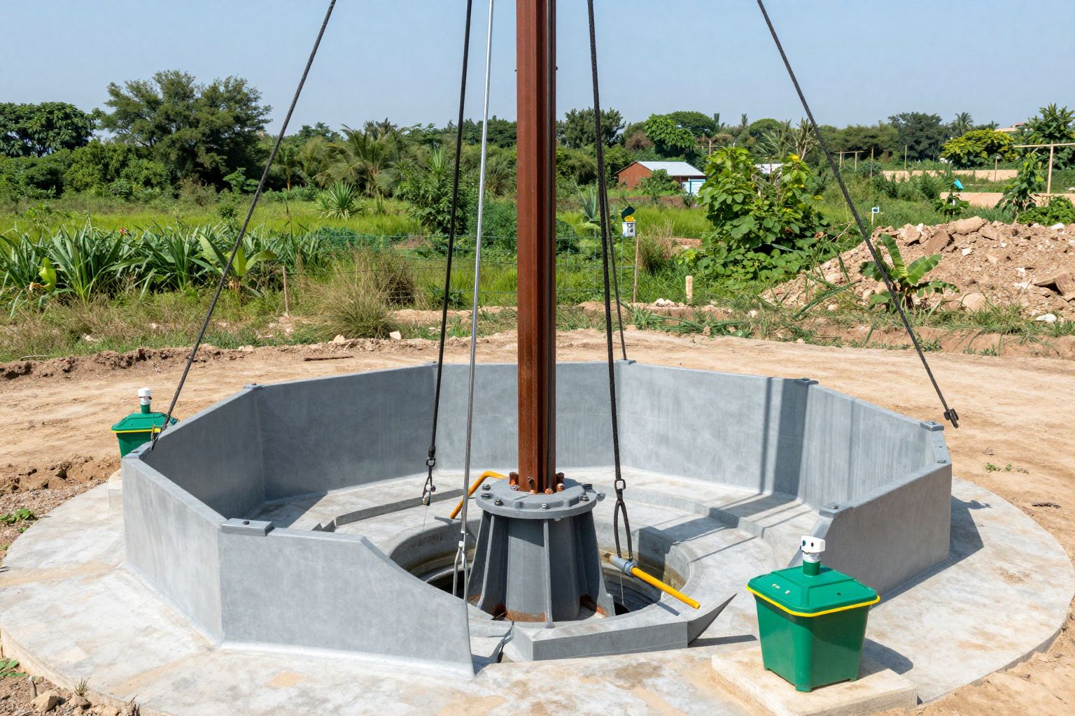 A fúrt kutakhoz szigorú környezetvédelmi és jogi szabályok tartoznak.