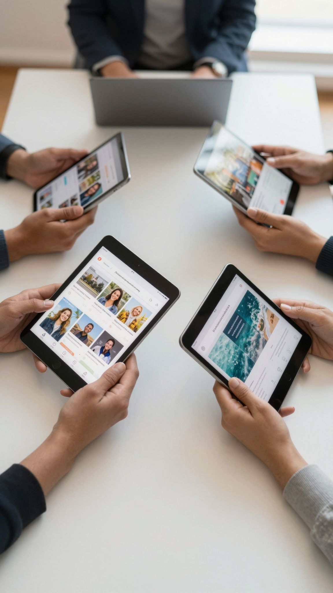 A táblagépek forradalmasítják a közösségi média élményét.