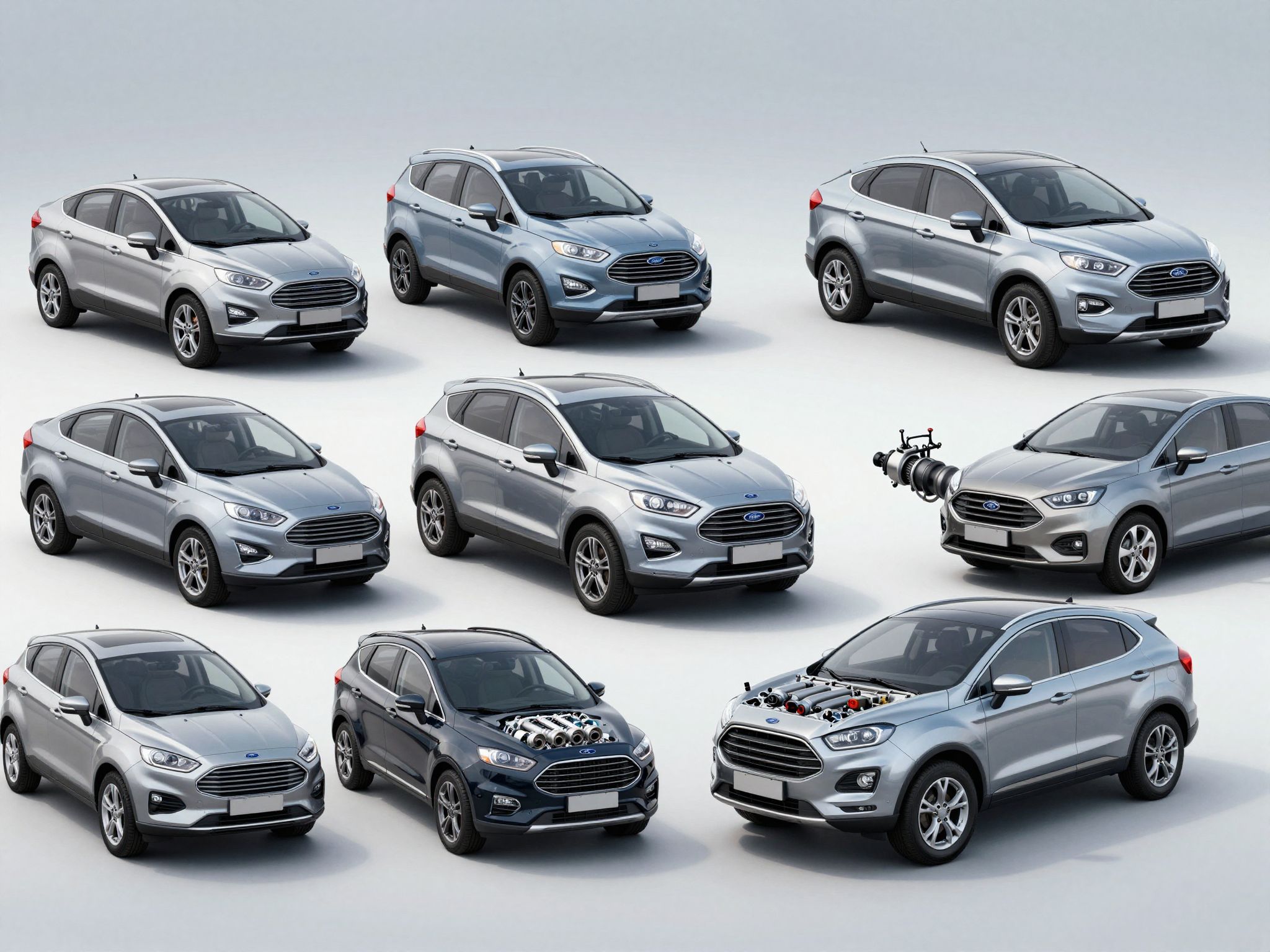 Az EcoBoost motorok változatos teljesítményűek a Ford autóiban.