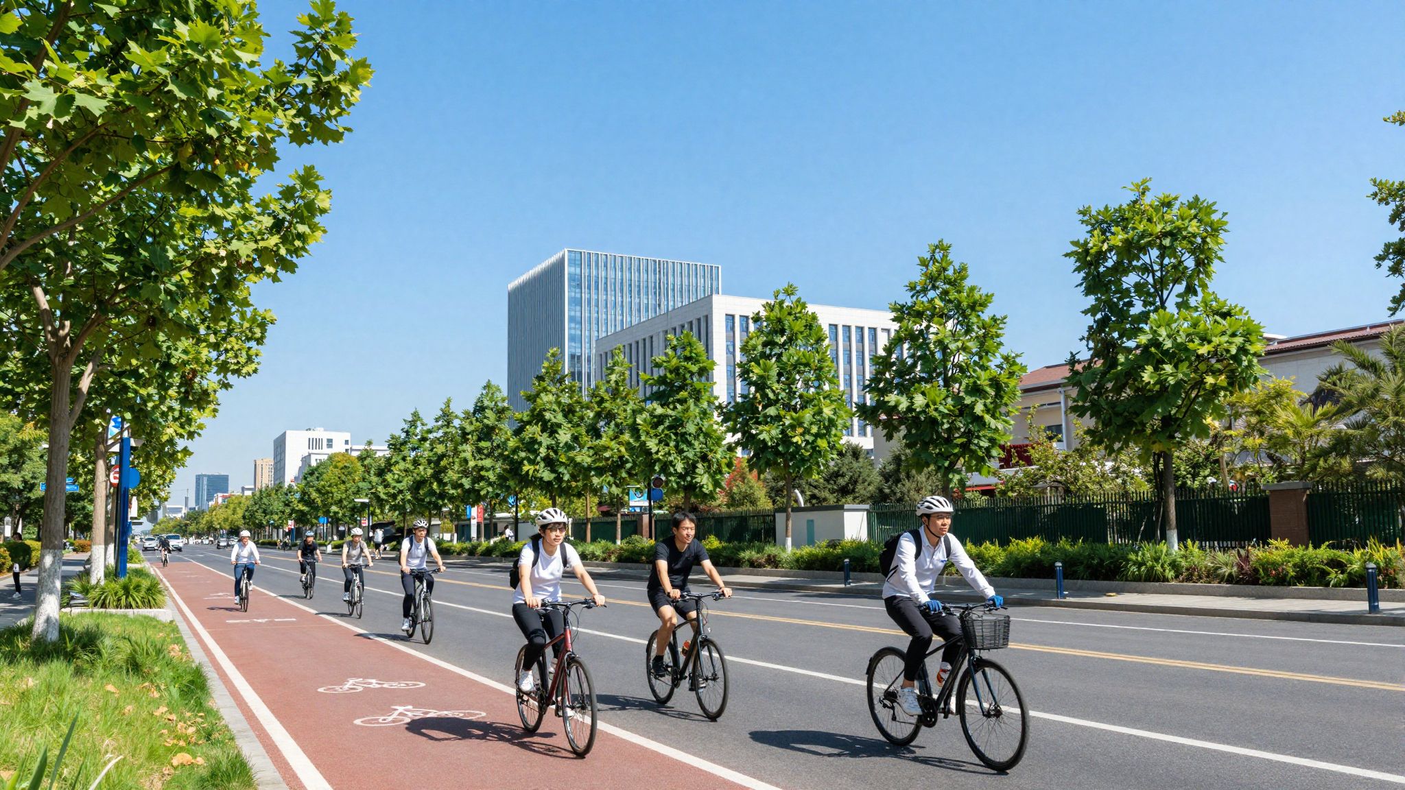 A kerékpározás jelentősen csökkenti a városi légszennyezést és CO2-kibocsátást.