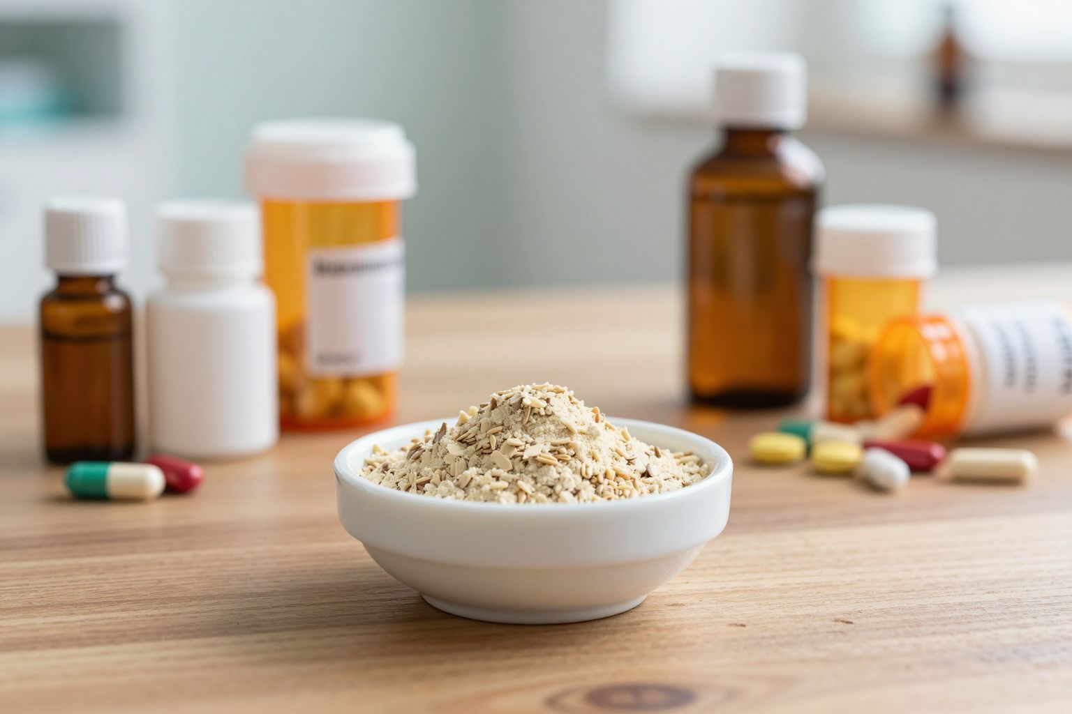 A lenmagliszt befolyásolhatja bizonyos gyógyszerek hatását.