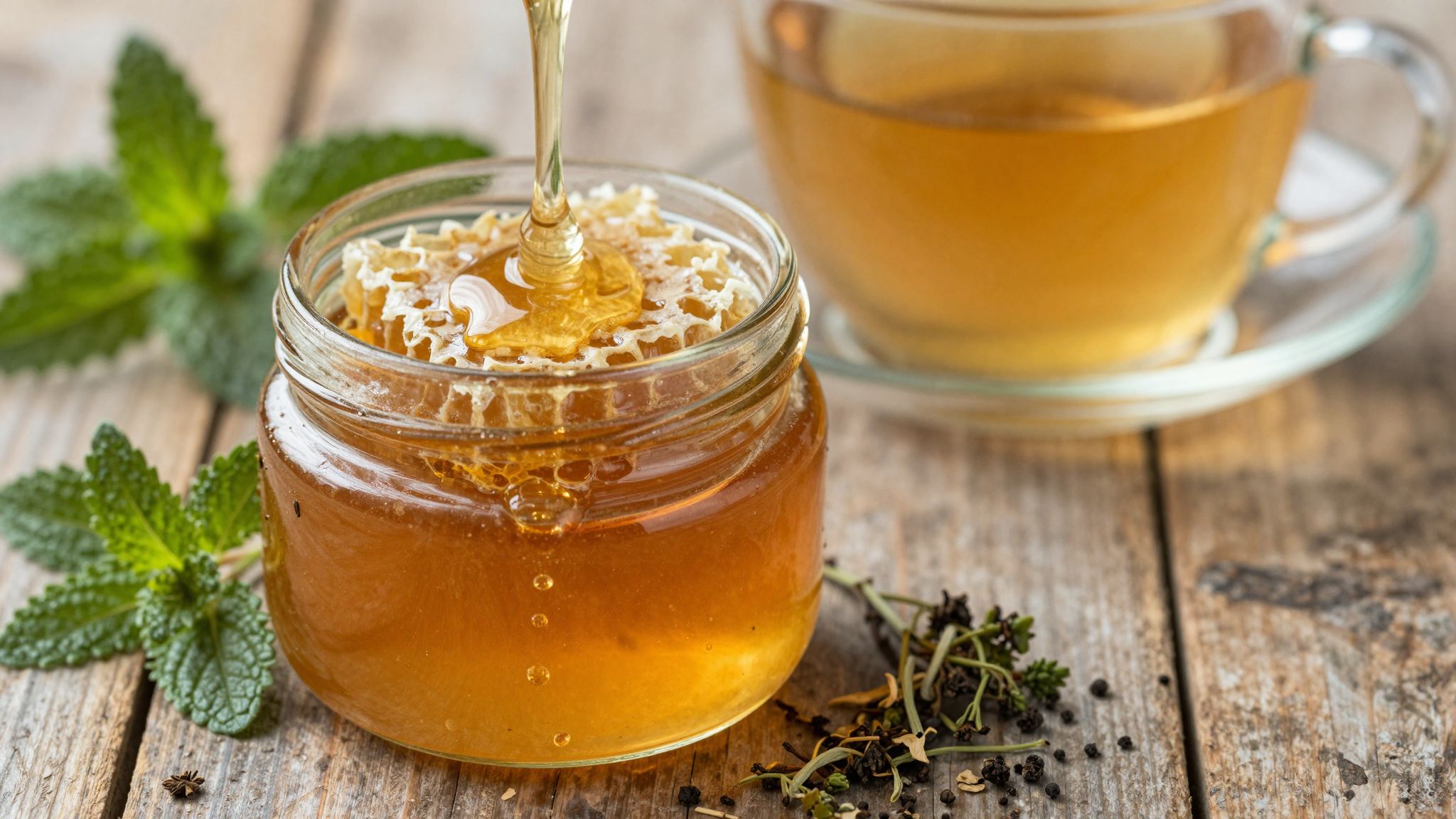 A lépesméz antibakteriális hatású, segít légúti fertőzéseknél.