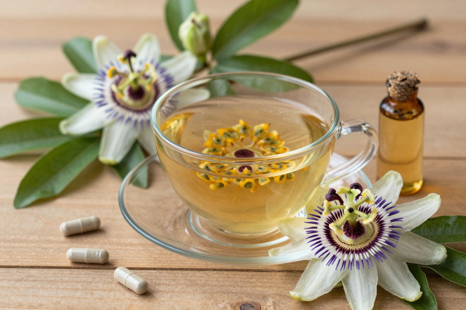 Passióvirág nem ajánlott terhes nőknek és gyógyszereseknek.