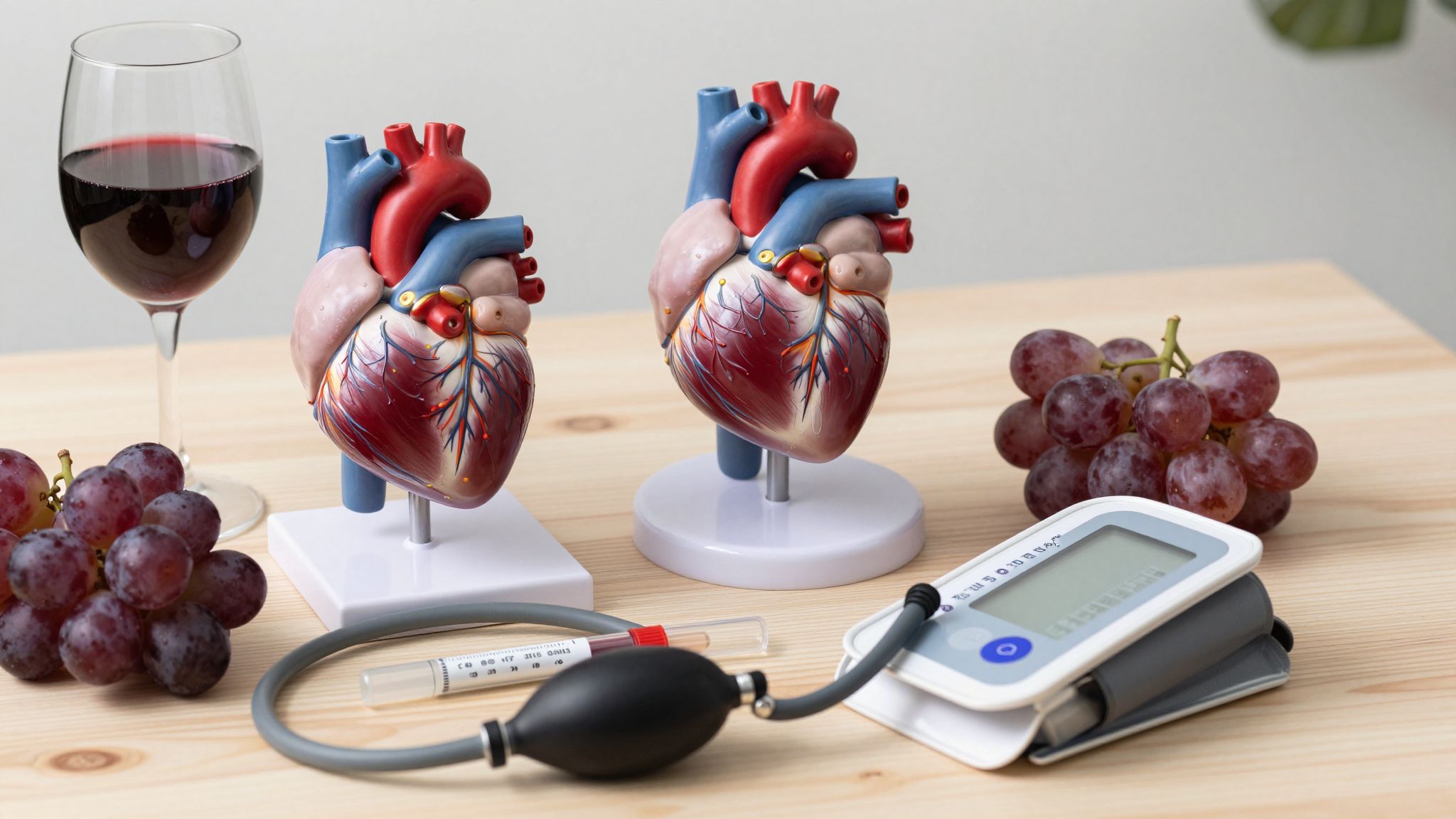 A mértékletes bor csökkenti a koleszterinszintet és vérnyomást.