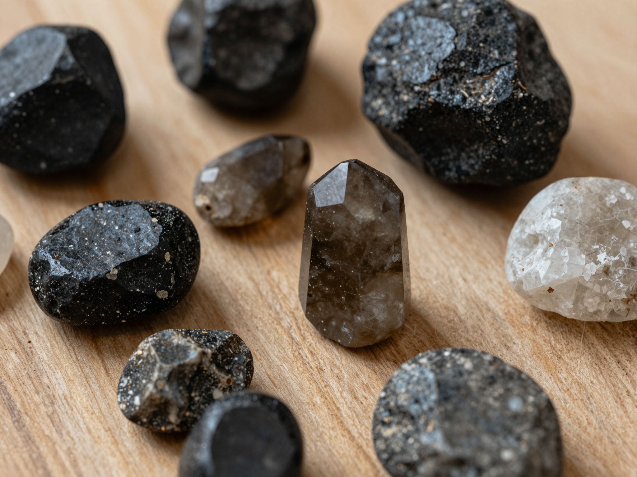 Fekete turmalin hatékony földelő és negatív energiavédő kő.