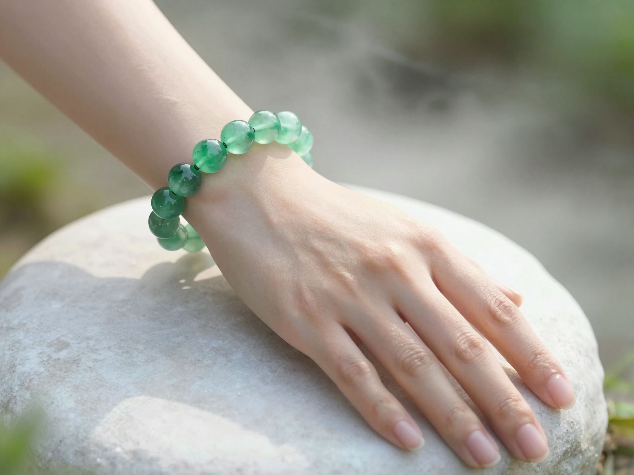 Az aventurin karkötő harmonizálja a lelket, erősítve nyugalmat.