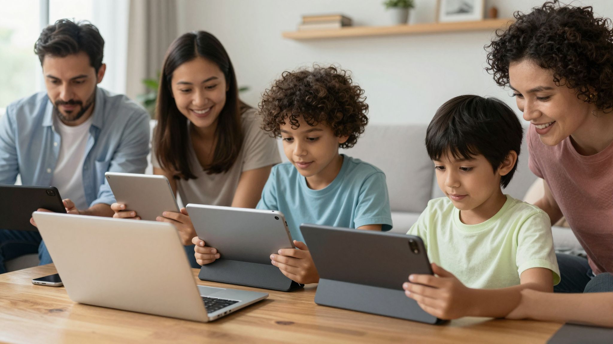 A digitális nevelésben a szülők mintát és határokat biztosítanak.