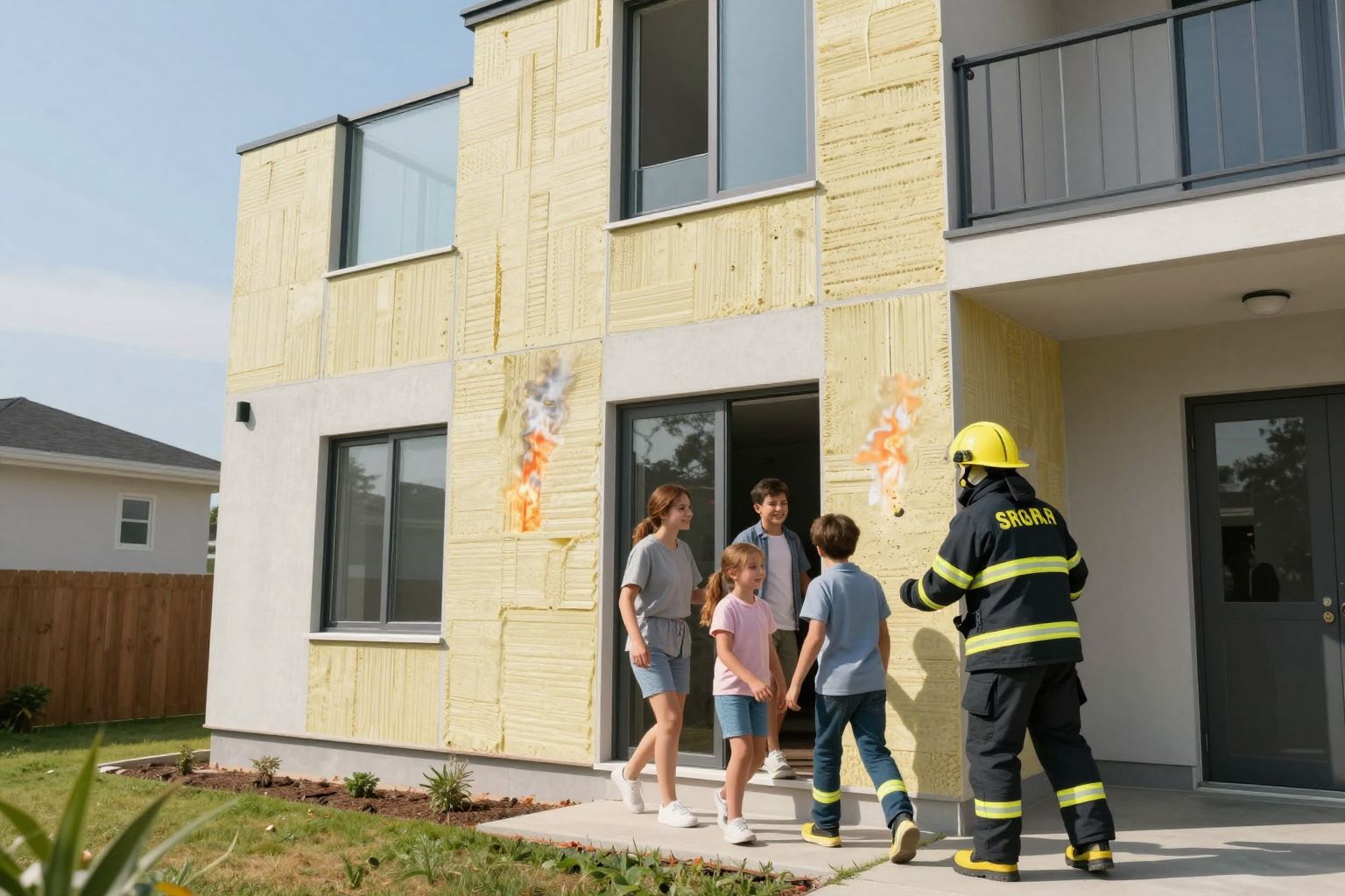 A polisztirol könnyen gyullad, ezért tűz esetén veszélyes.