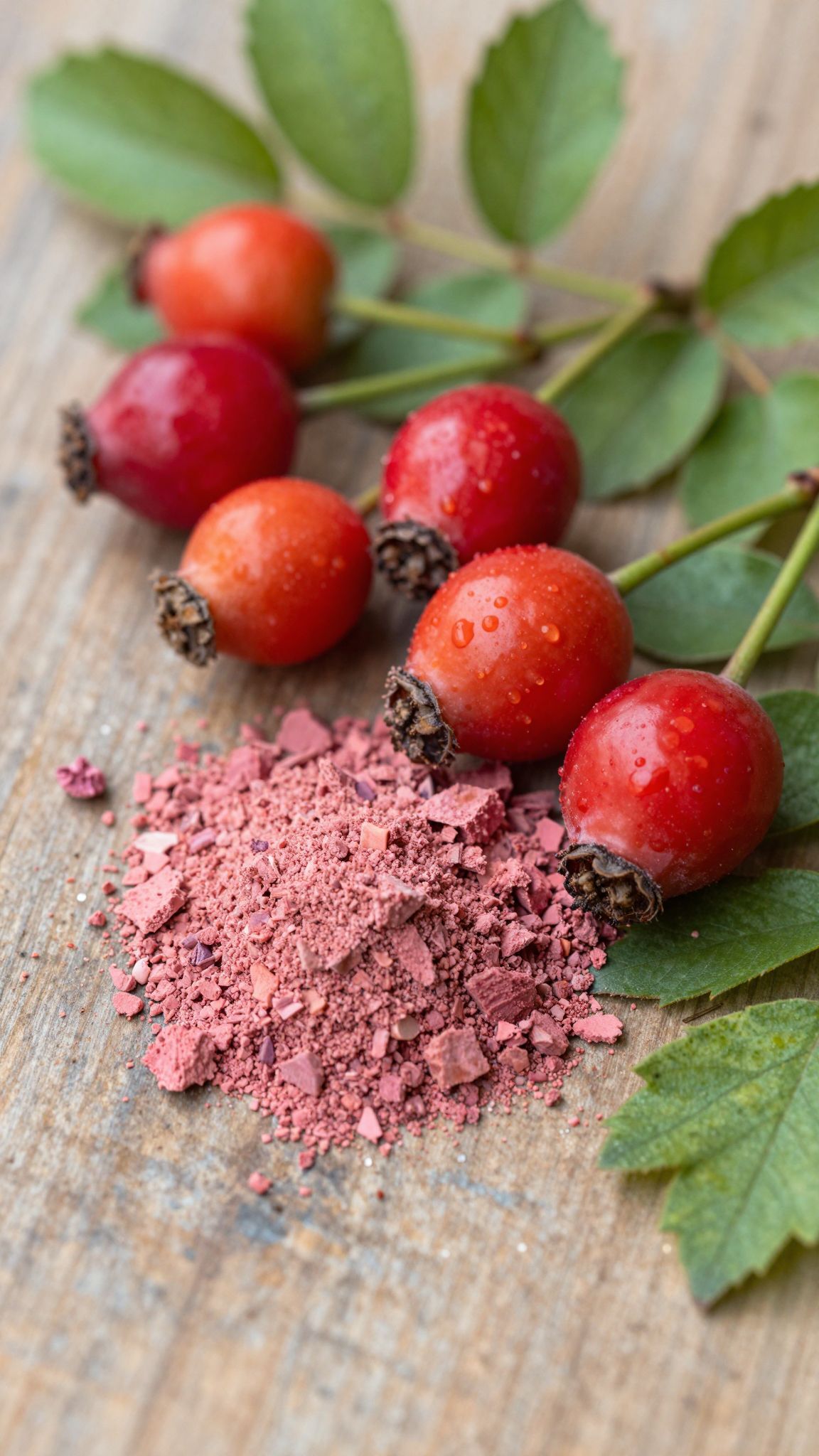 A csipkebogyó C-vitaminja erősíti az immunrendszert és bőrt.