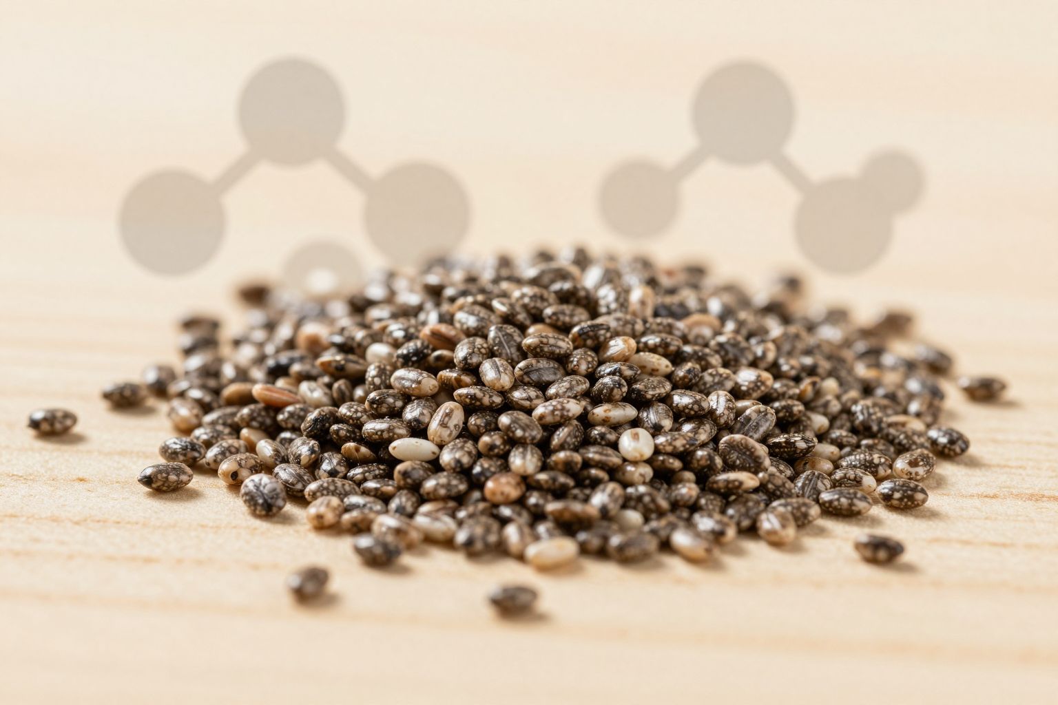 A chia magban elsősorban szalicilsav-szerű fitohormonok találhatók.