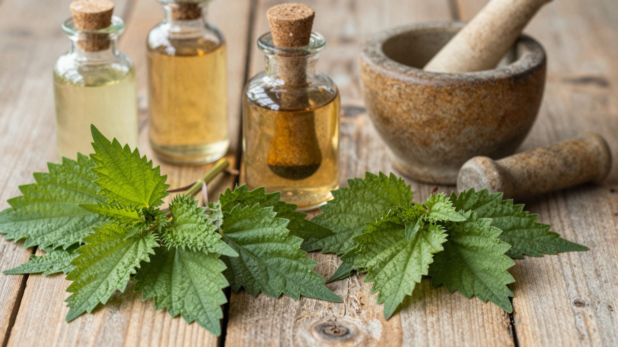 A csaláncsípés serkenti a vérkeringést és csillapítja fájdalmat.