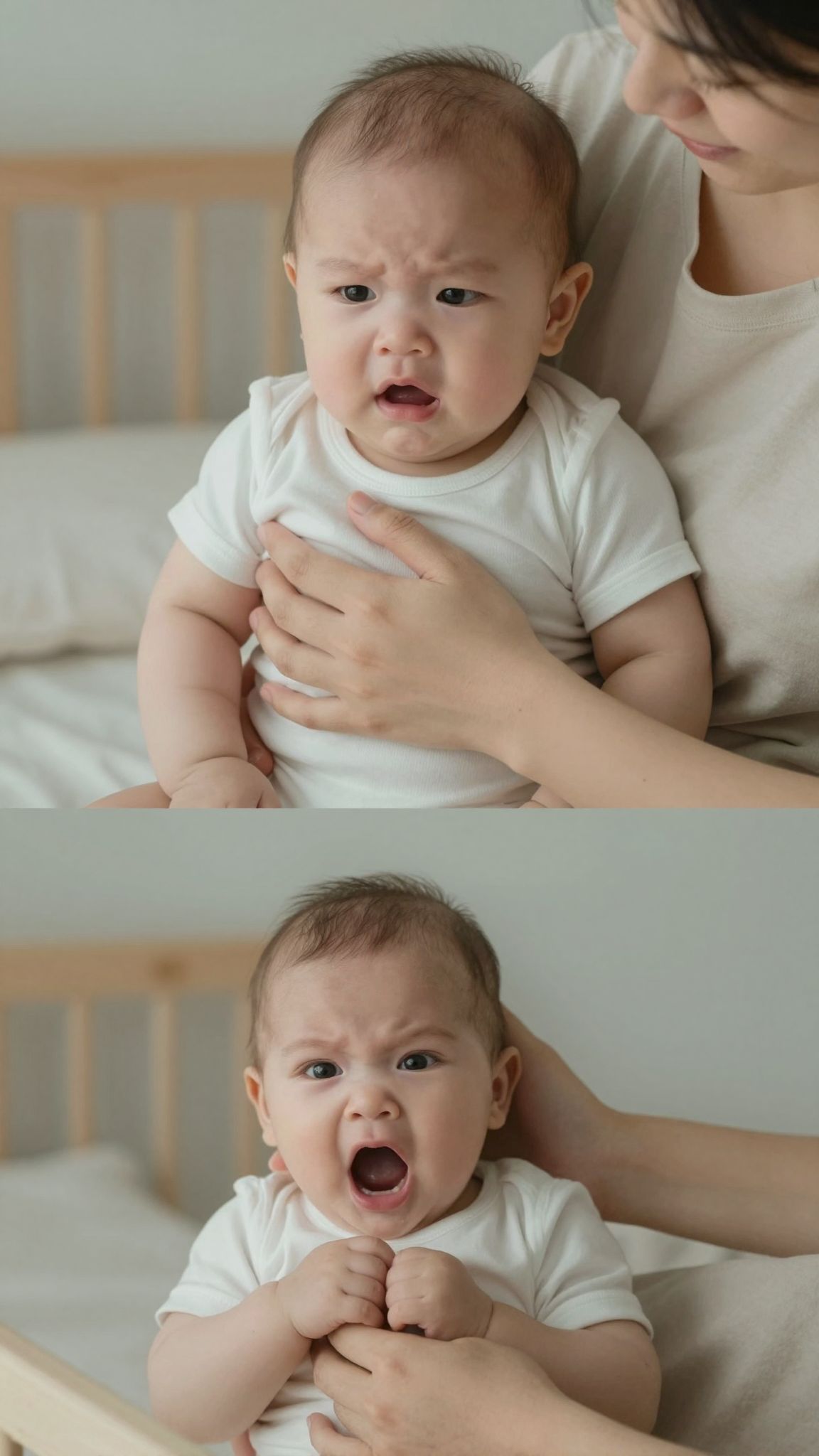 A kiabálás növeli a csecsemő stresszszintjét és érzelmi bizonytalanságát.