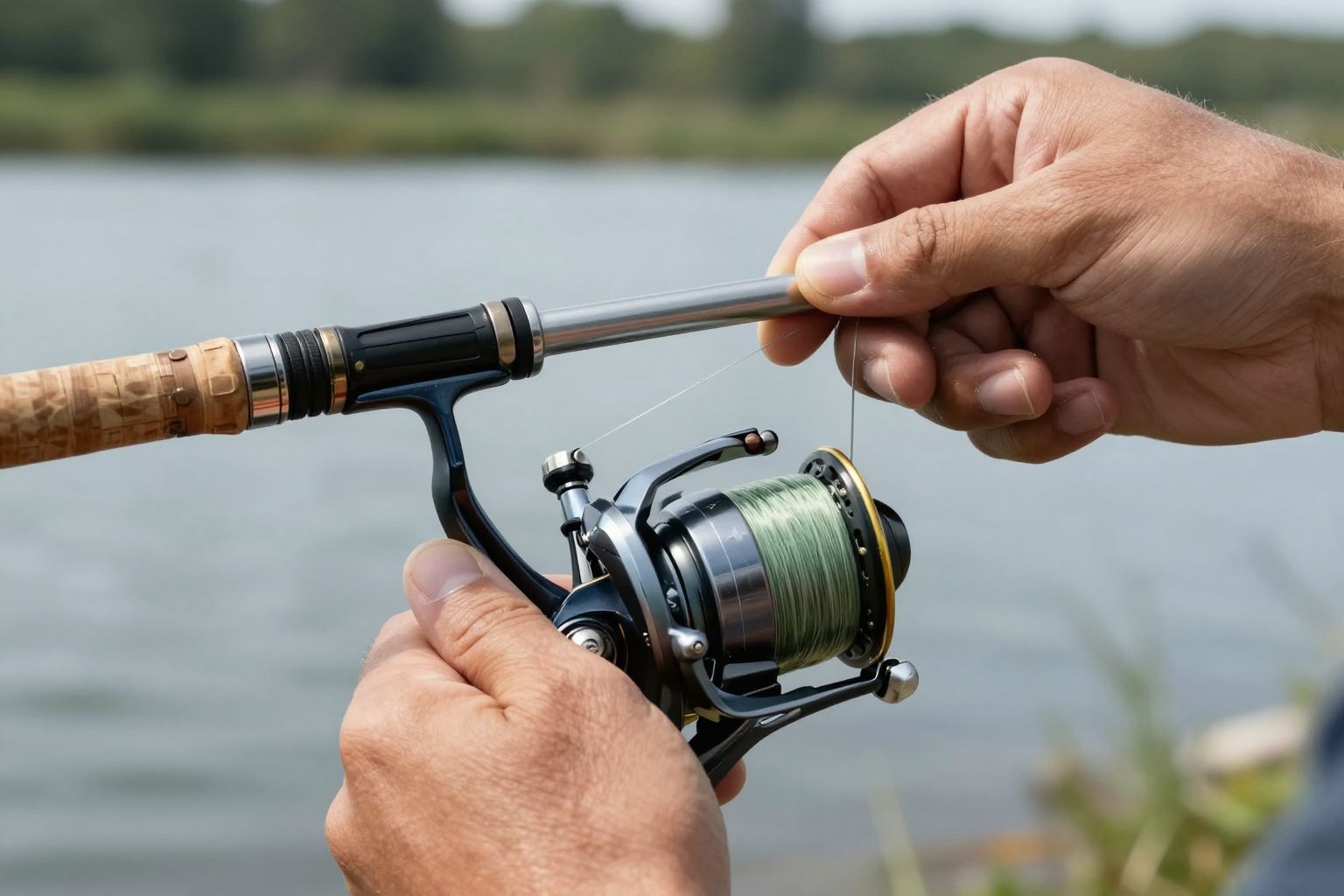 A helyes zsinórfeltekercselés meghosszabbítja a horgászorsó élettartamát.