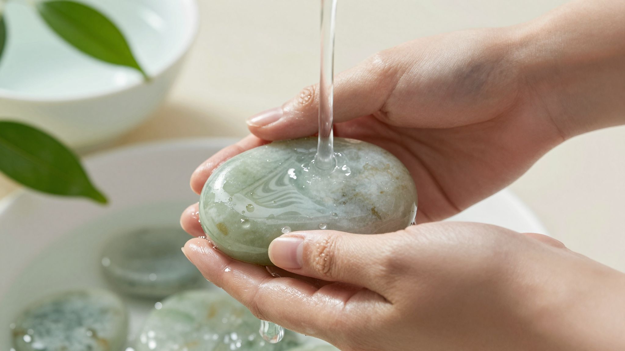 A jáde tisztítása holdfénnyel őrzi meg spirituális erejét.