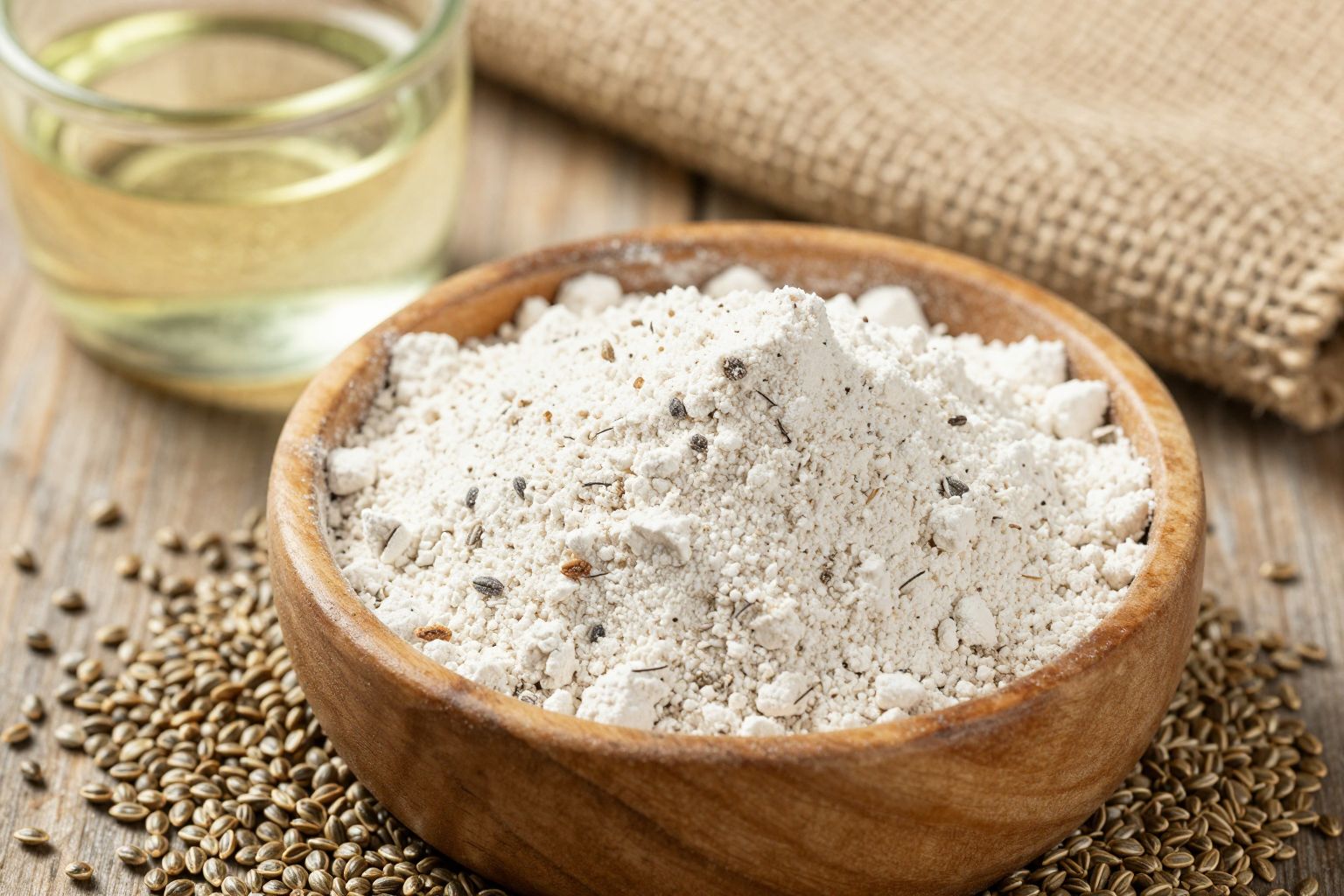 A bio kendermagliszt magas tápértékű, szigorúan feldolgozott termék.