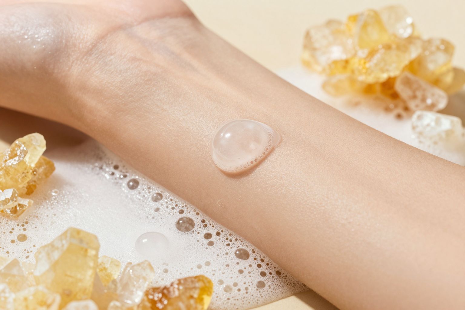 A kéneskő szappan antibakteriális hatással tisztítja a bőrt.