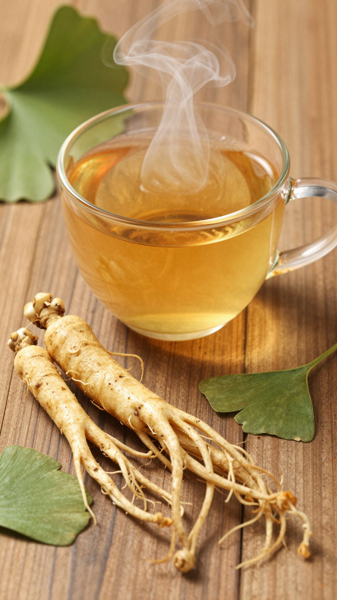 A ginseng-ginkgo tea javítja a koncentrációt és az éberséget.