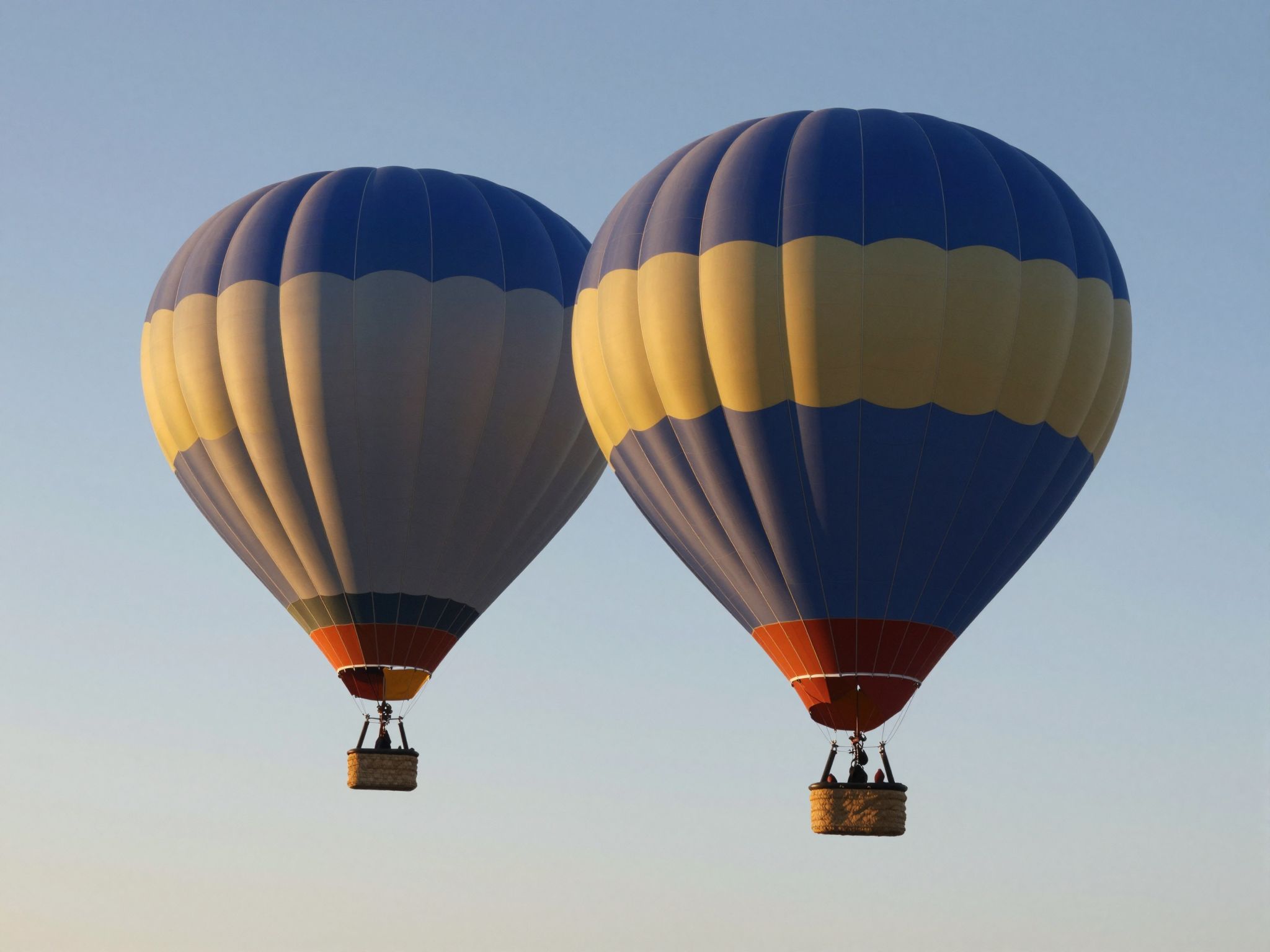 A levegő sűrűsége csökken, ahogy a hőmérséklet nő.