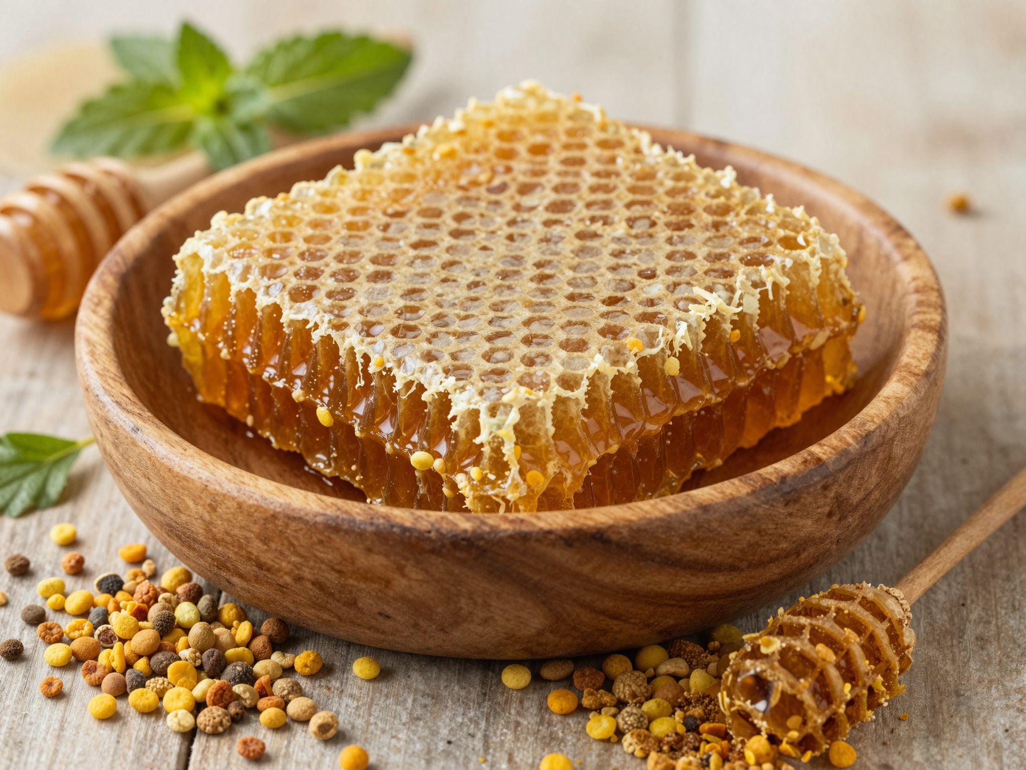 A méhkenyér természetes immunerősítőként erősíti a szervezet védelmét.