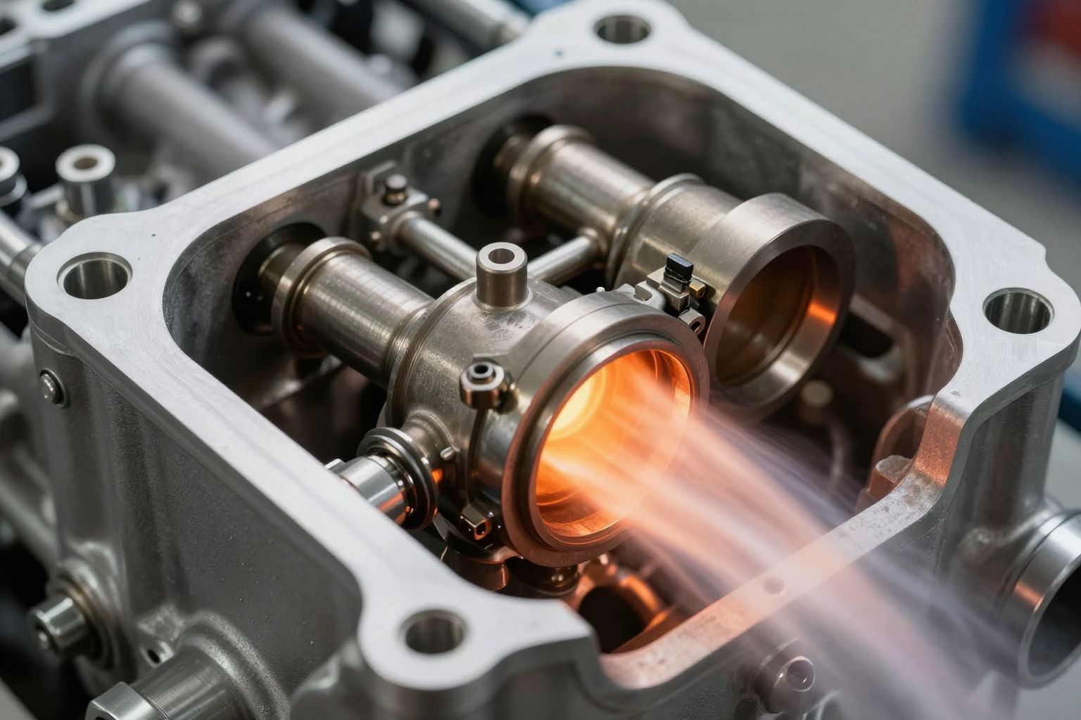 A kipufogás eltávolítja a kiégett gázokat a hengerből.