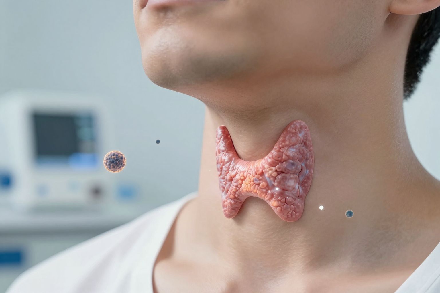 Az ionizáló sugárzás károsítja a pajzsmirigy hormontermelését.