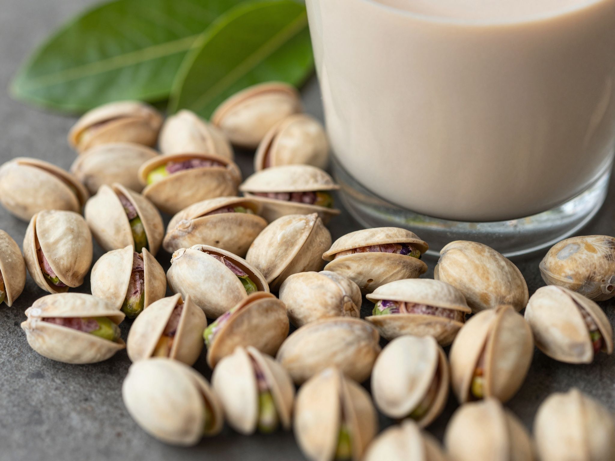 A pisztácia magas fehérjetartalma támogatja az izomnövekedést.